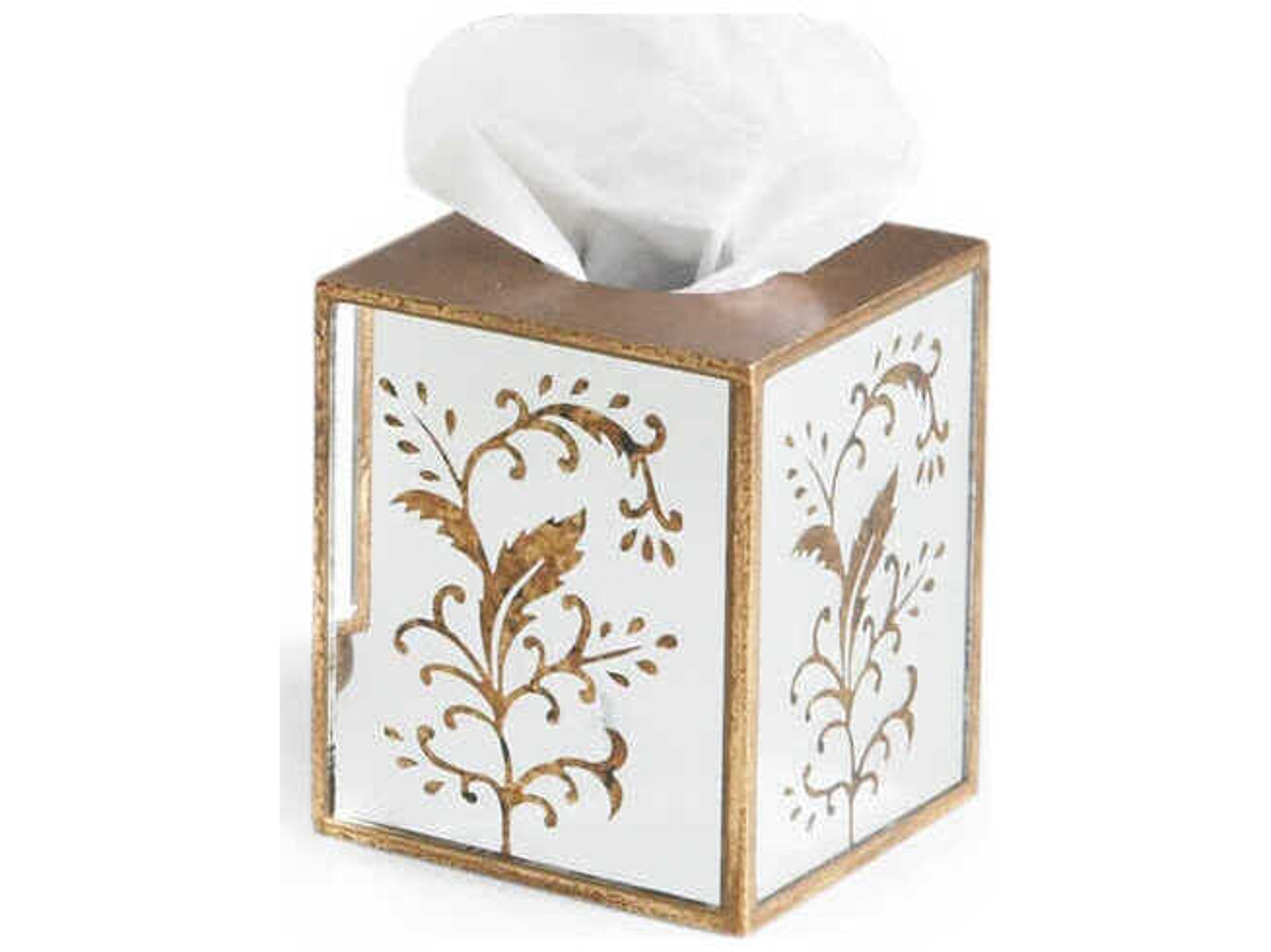 Chelsea House Madison Mirrored Tissue Box