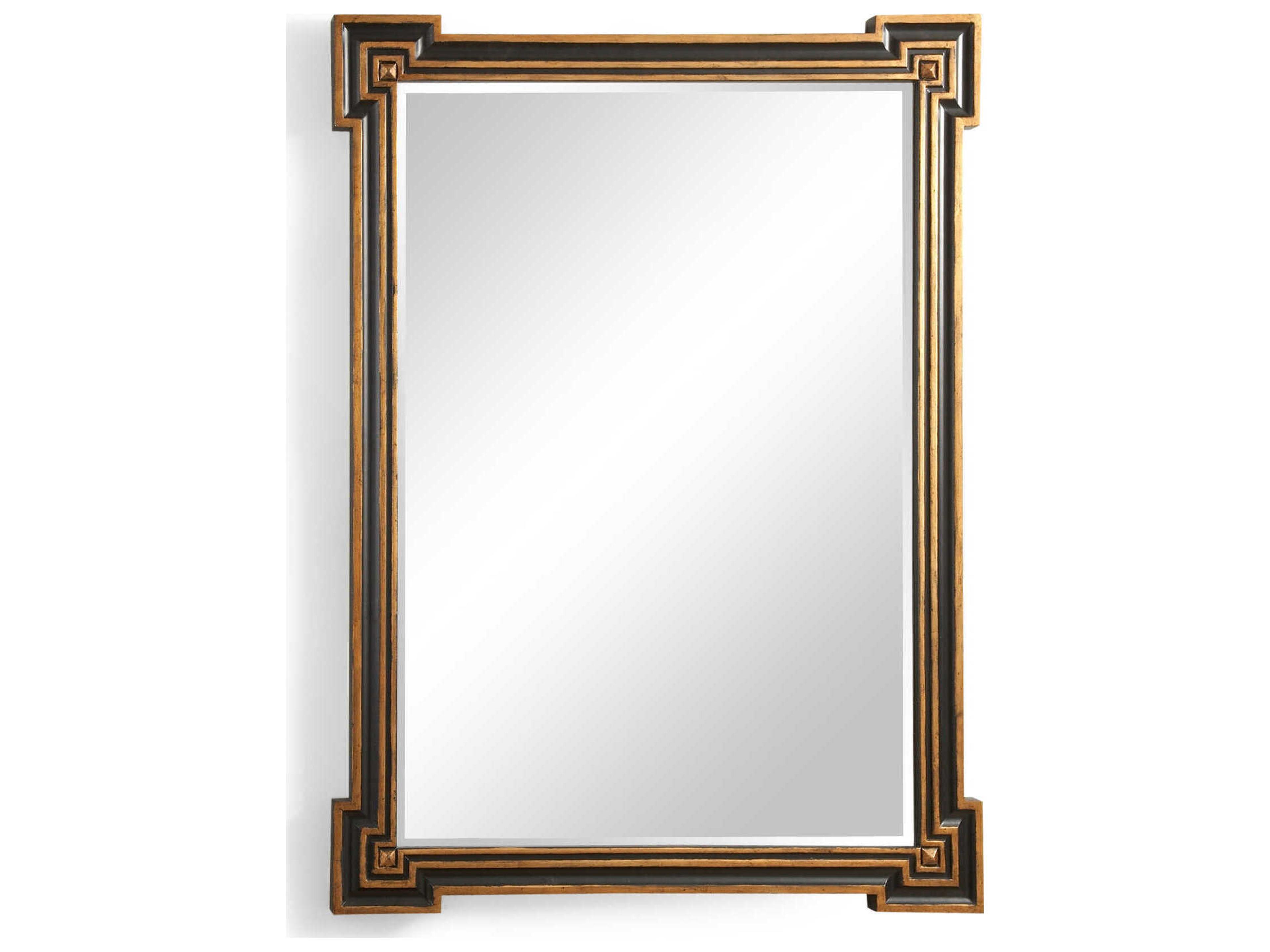 Chelsea House Richards Mirror - Black/Gold