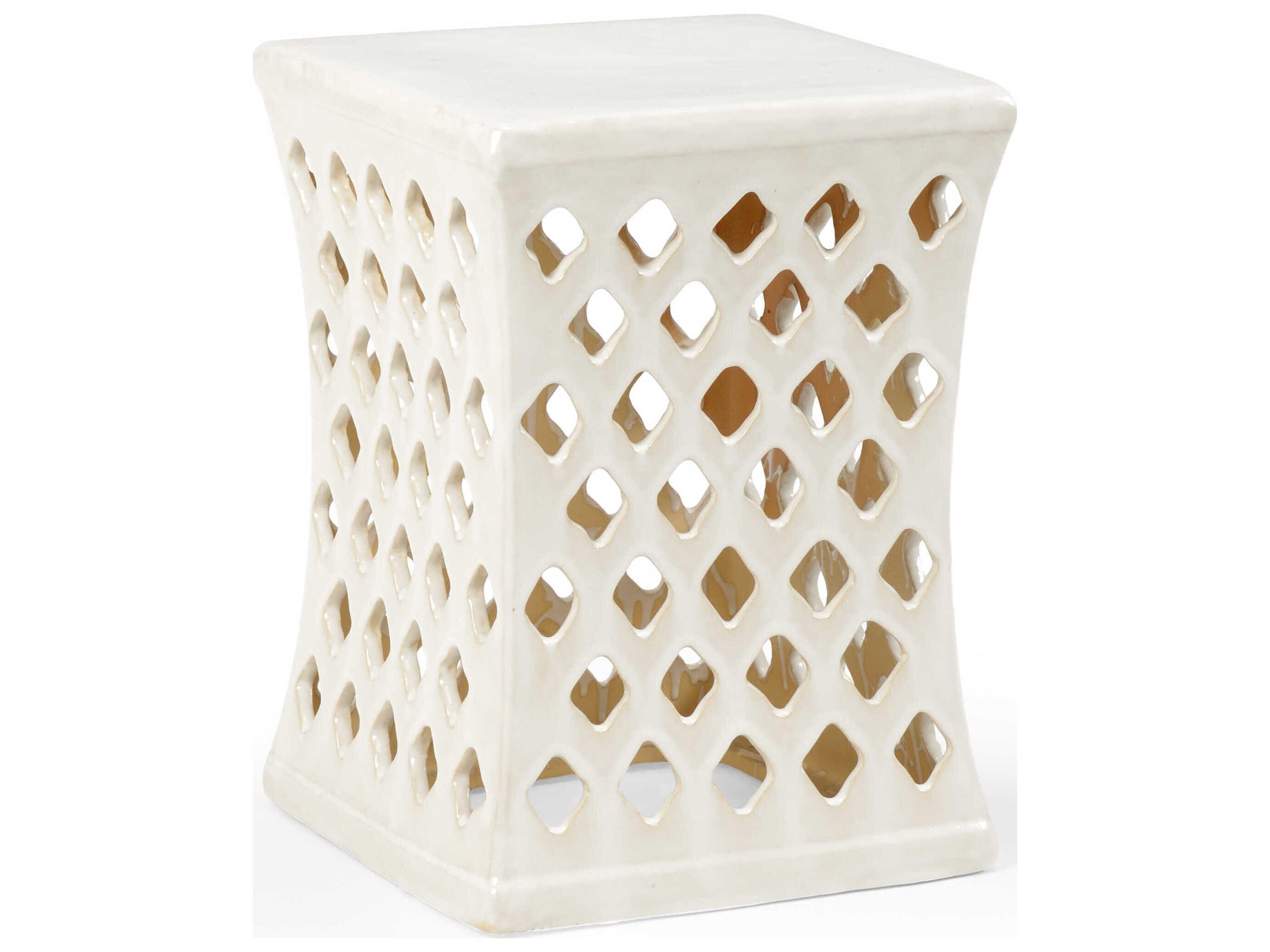 Chelsea House White Accent Stool