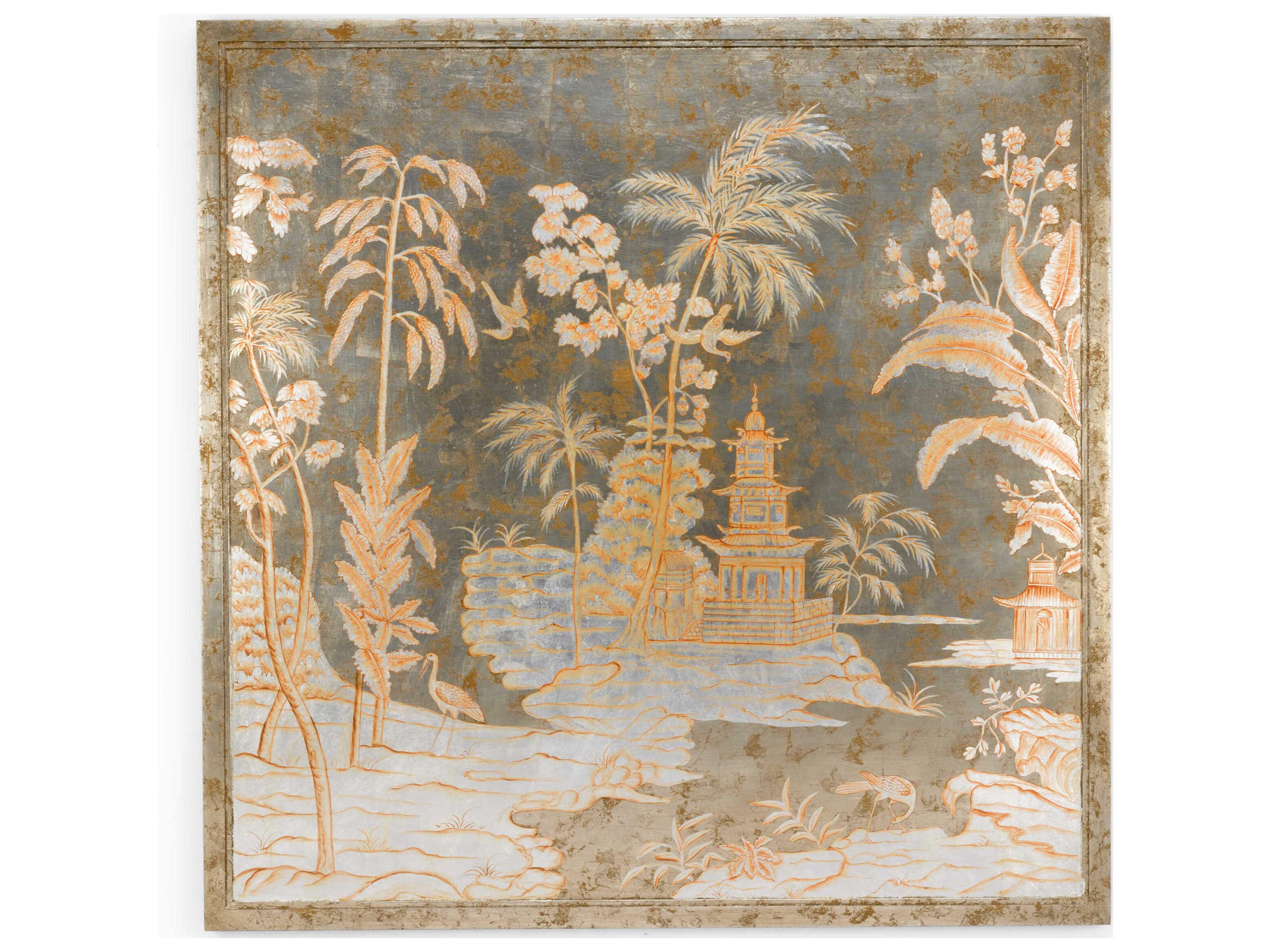 Chelsea House Jamie Merida Chinoiserie Panel - Center