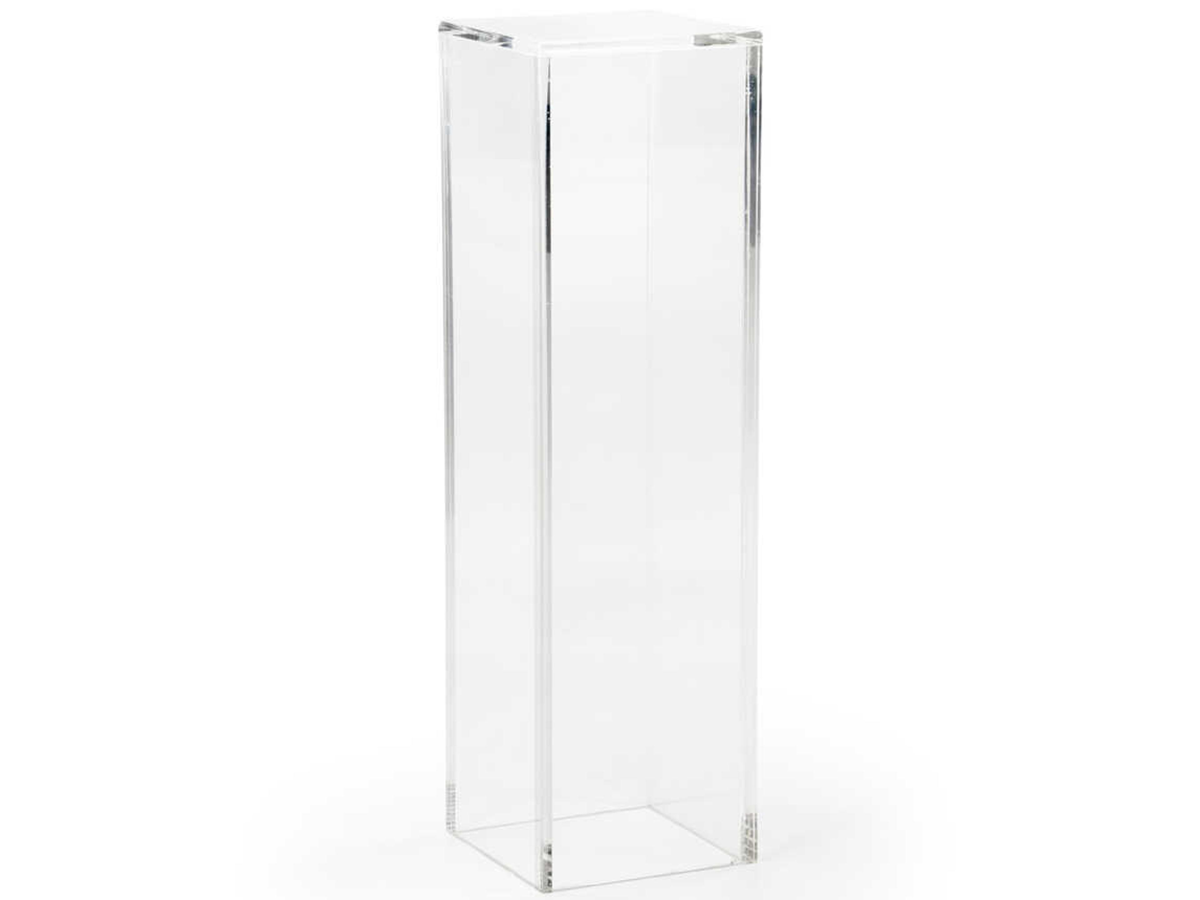Chelsea House Square Plastic Clear End Table