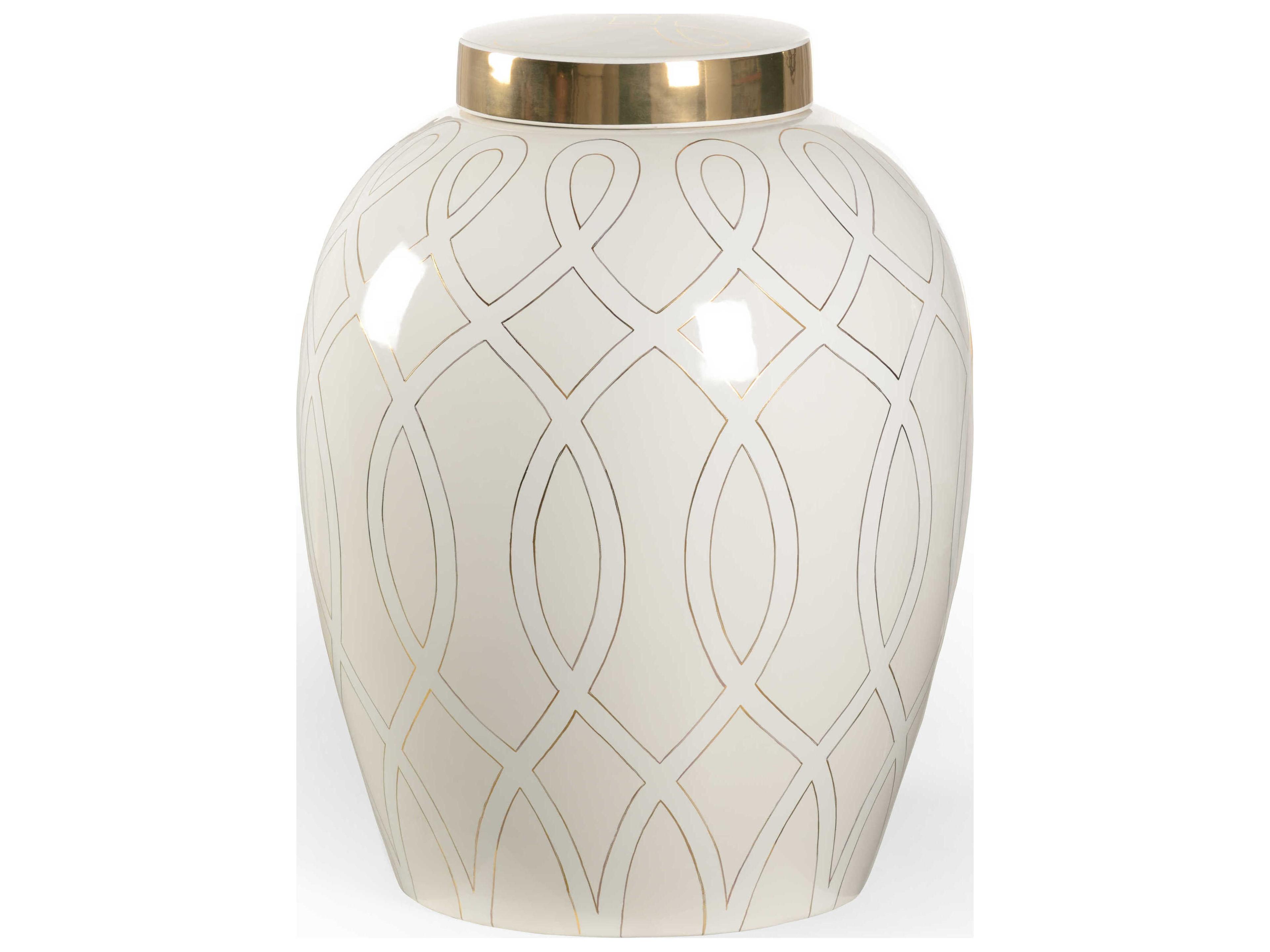 Chelsea House Shayla Copas Sarah Ginger Jar - White