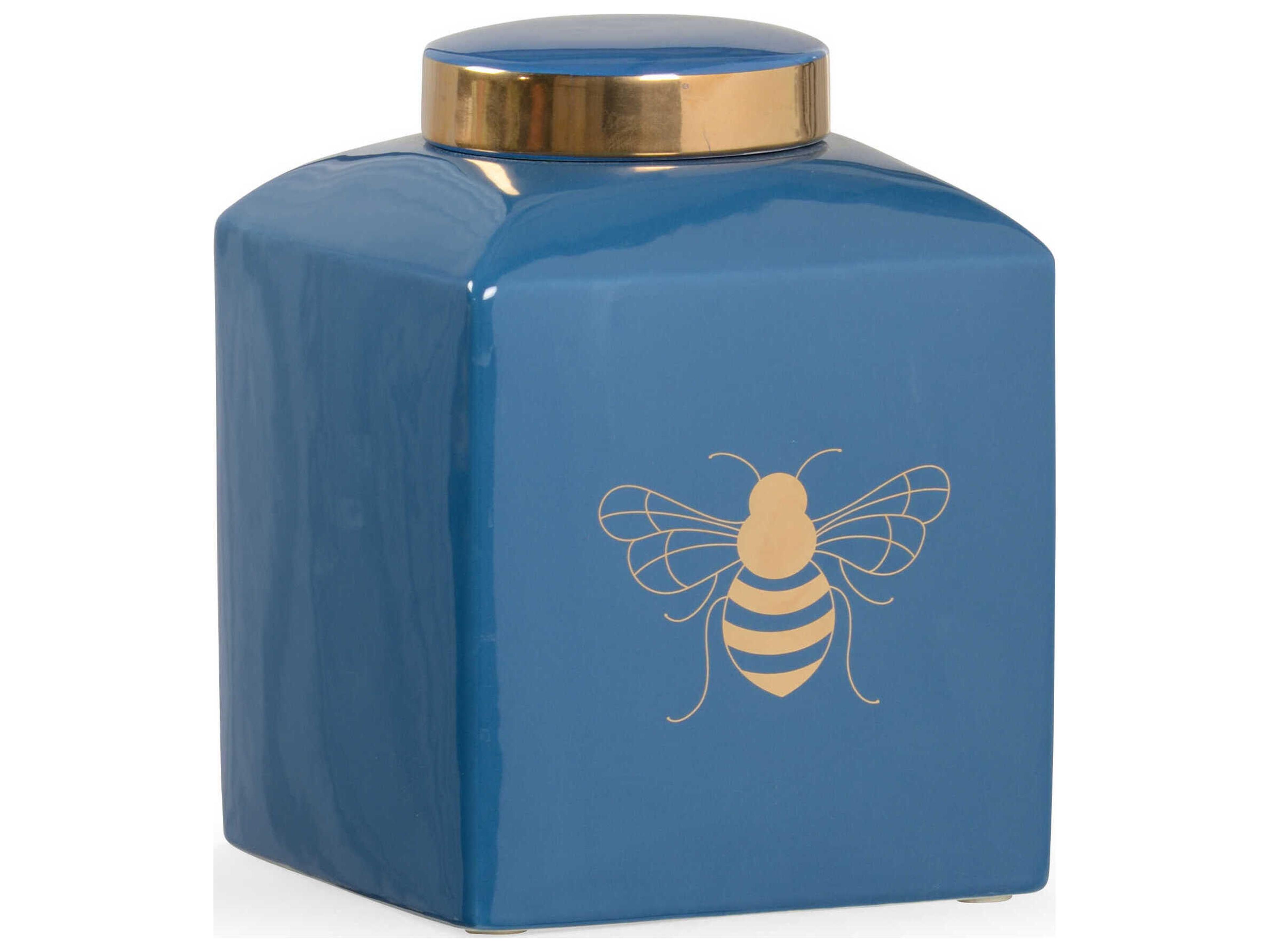 Chelsea House Shayla Copas Bee Gracious Ginger Jar - Blue