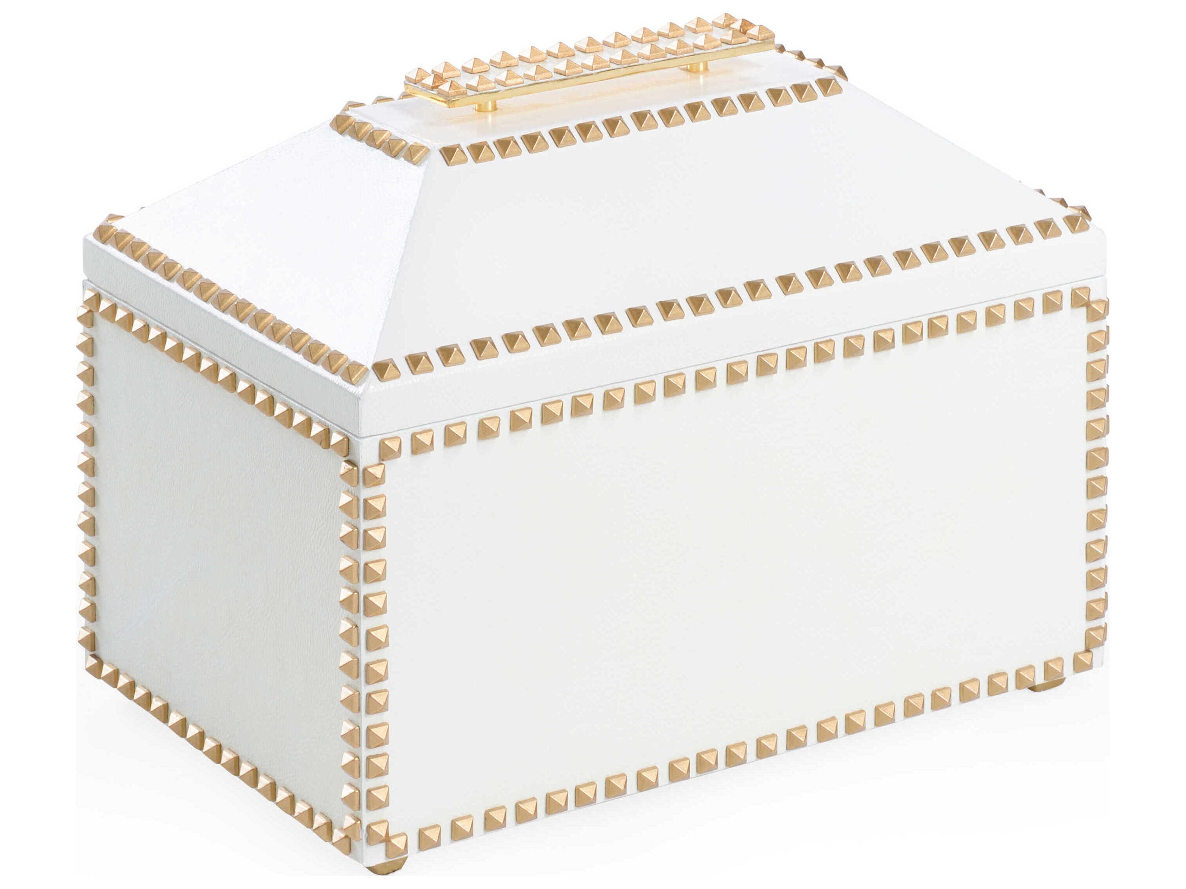 Chelsea House Shayla Copas Chic Studded Box - White