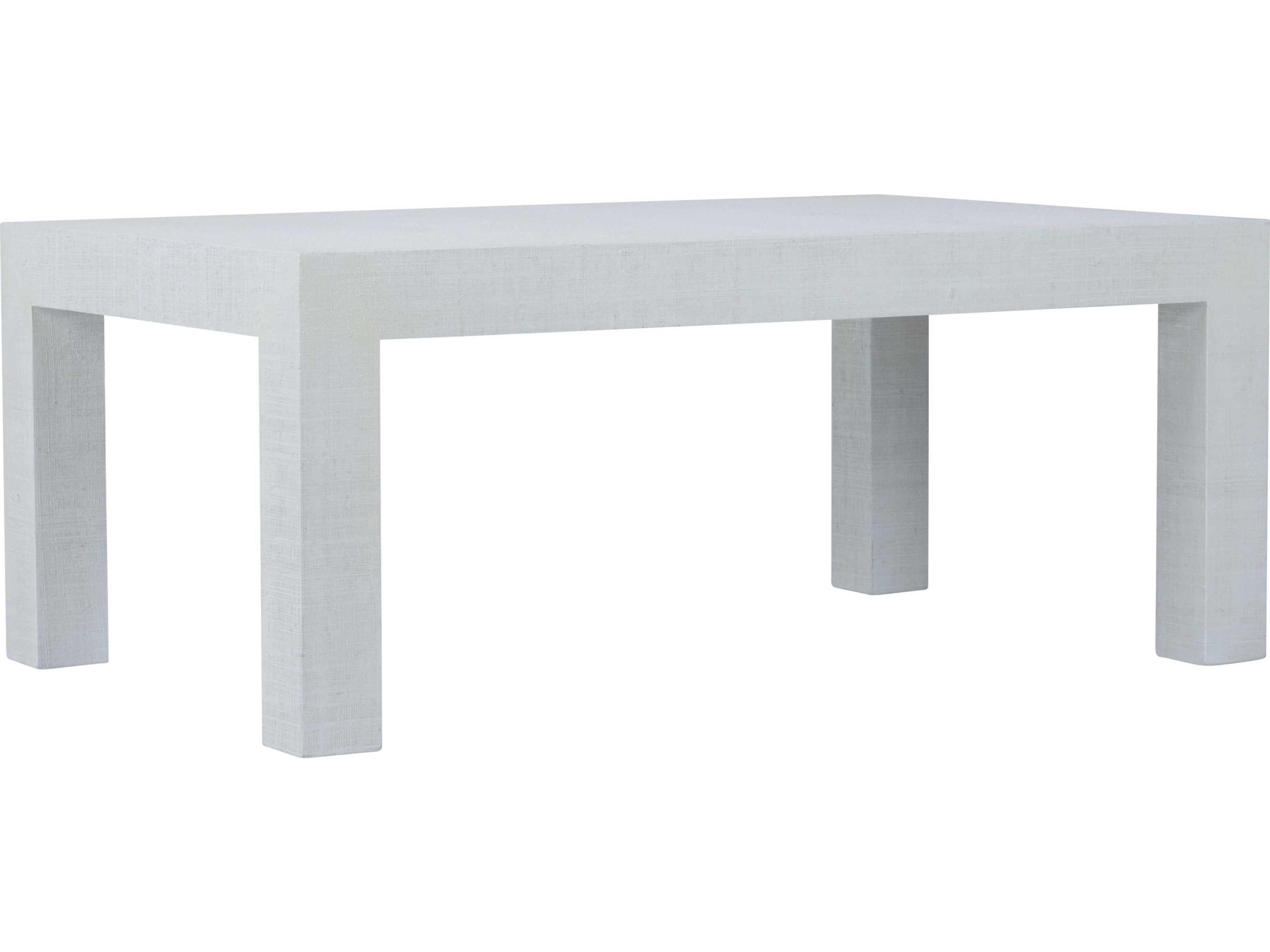 Chelsea House Jamie Merida Sanibel Rectangular Fabric Coffee Table - White