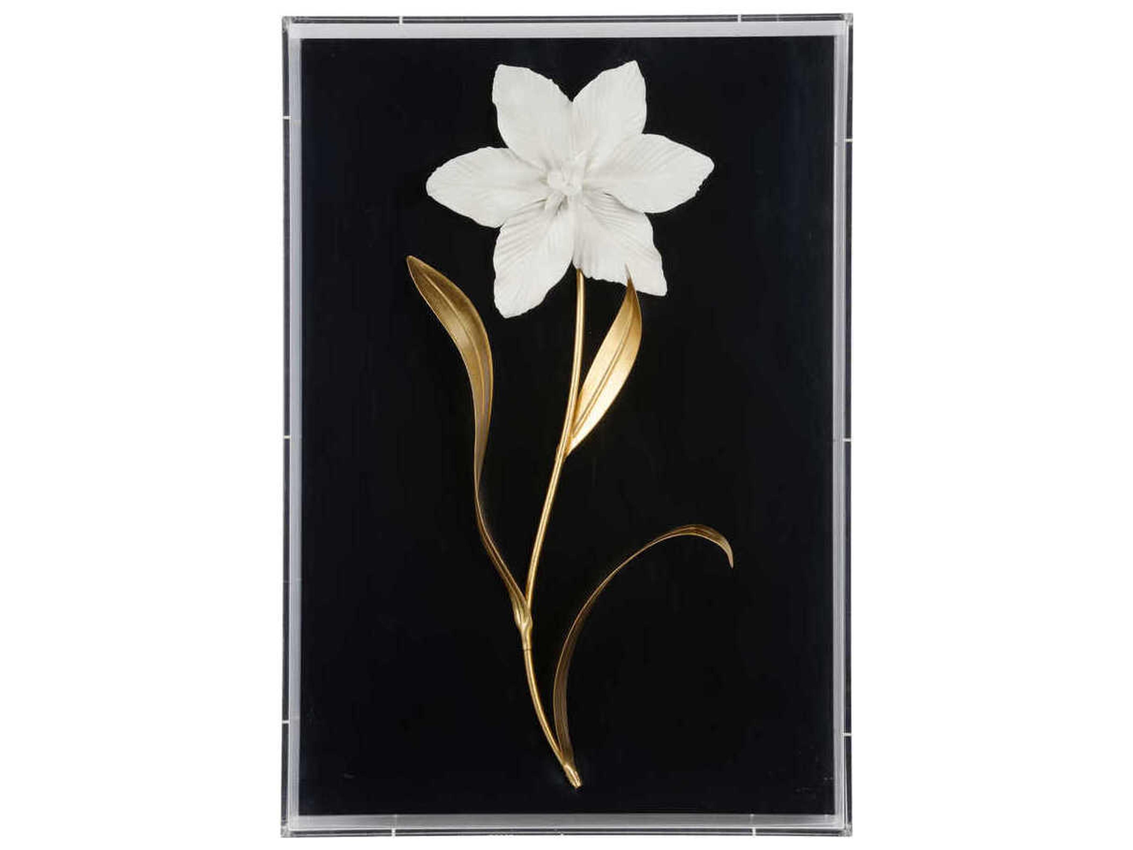 Chelsea House Porcelain Flower Black-A Shadow Box