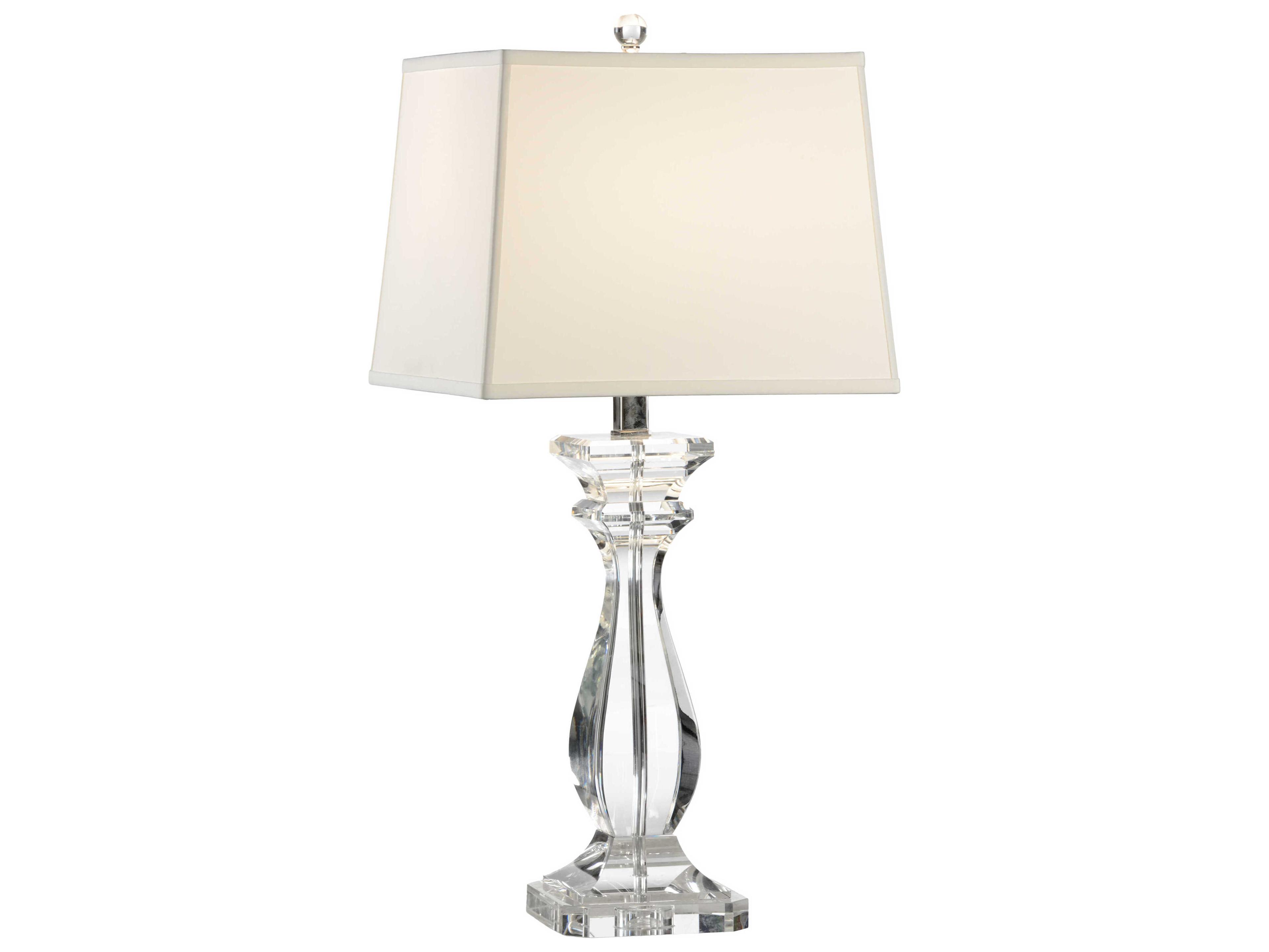 Chelsea House Orlando Crystal Clear Table Lamp