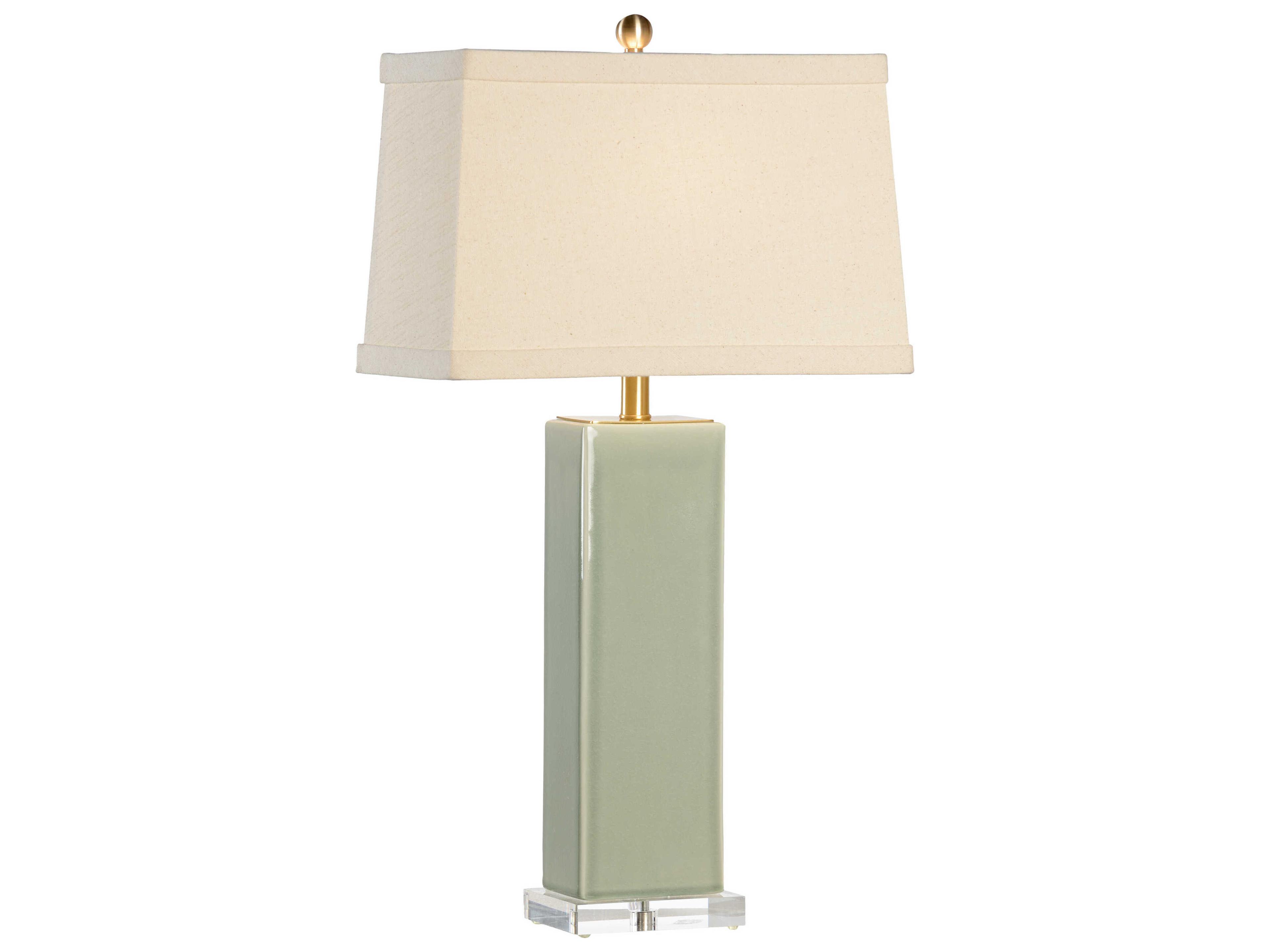 Chelsea House Becker Vase Green Gold Table Lamp -