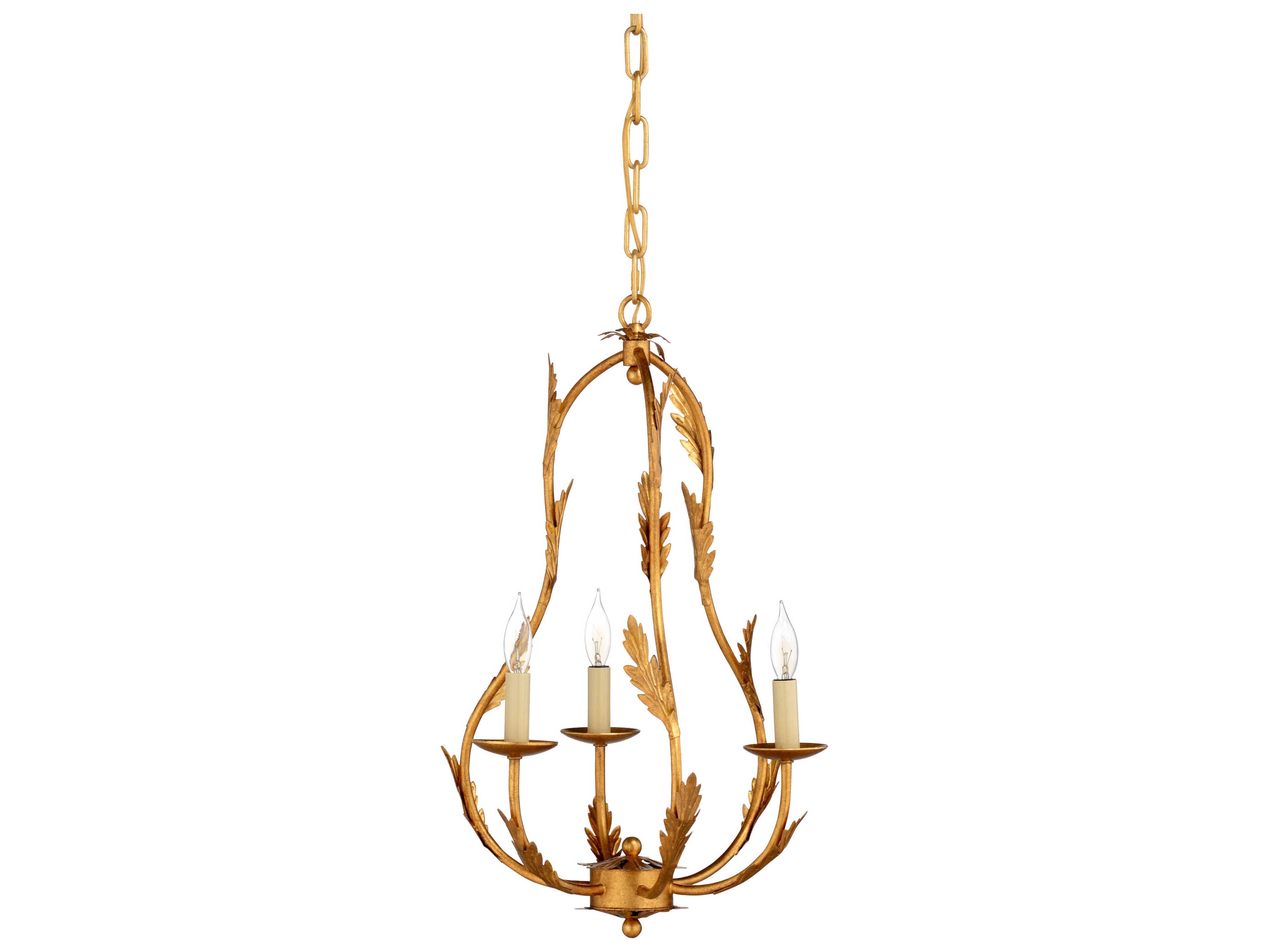Chelsea House Pam Cain Gold Candelabra Chandelier