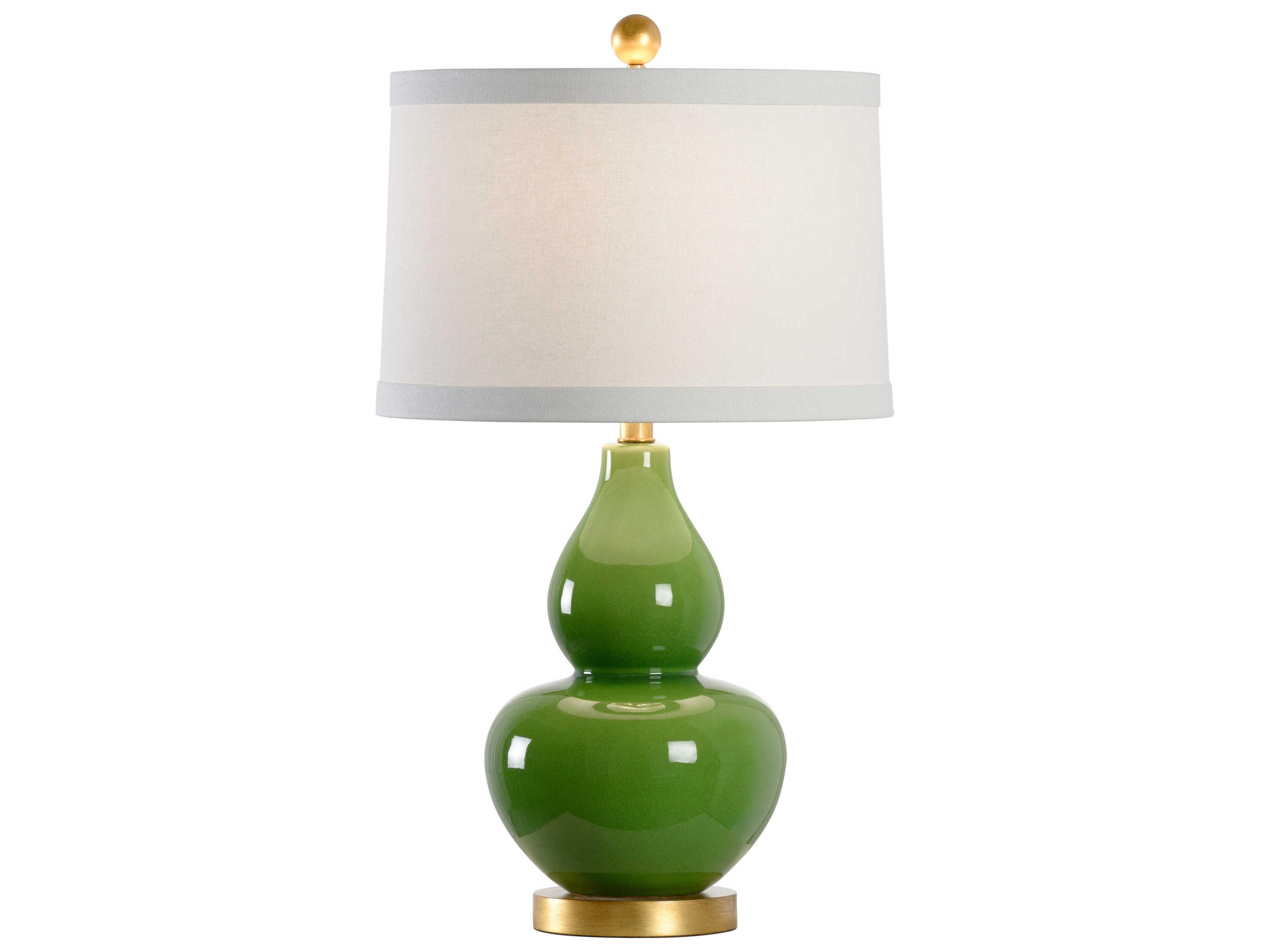 Chelsea House Gourd Table Lamp - Green