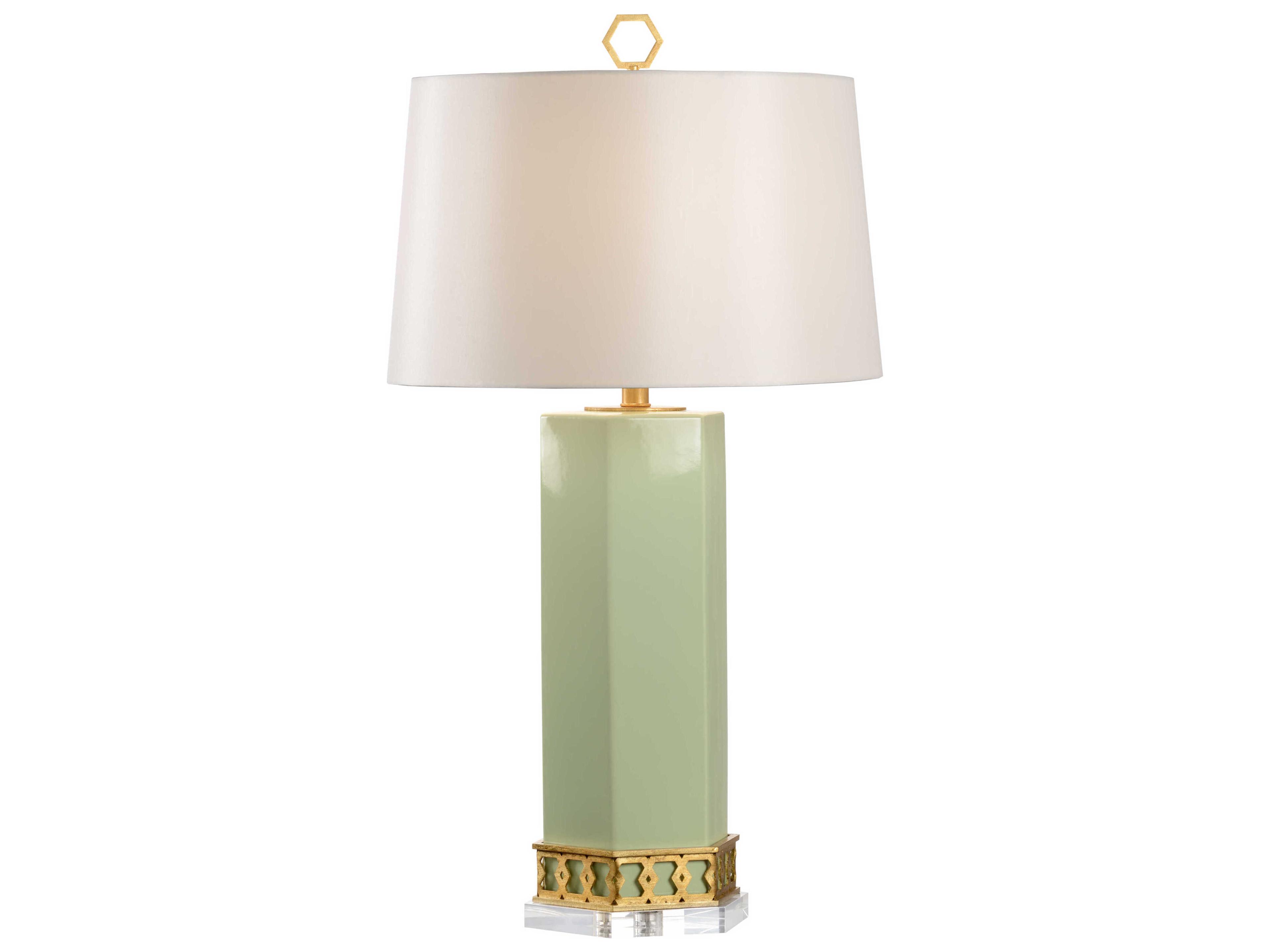 Chelsea House Shayla Copas Miriam Green Gold Table Lamp - Pistachio