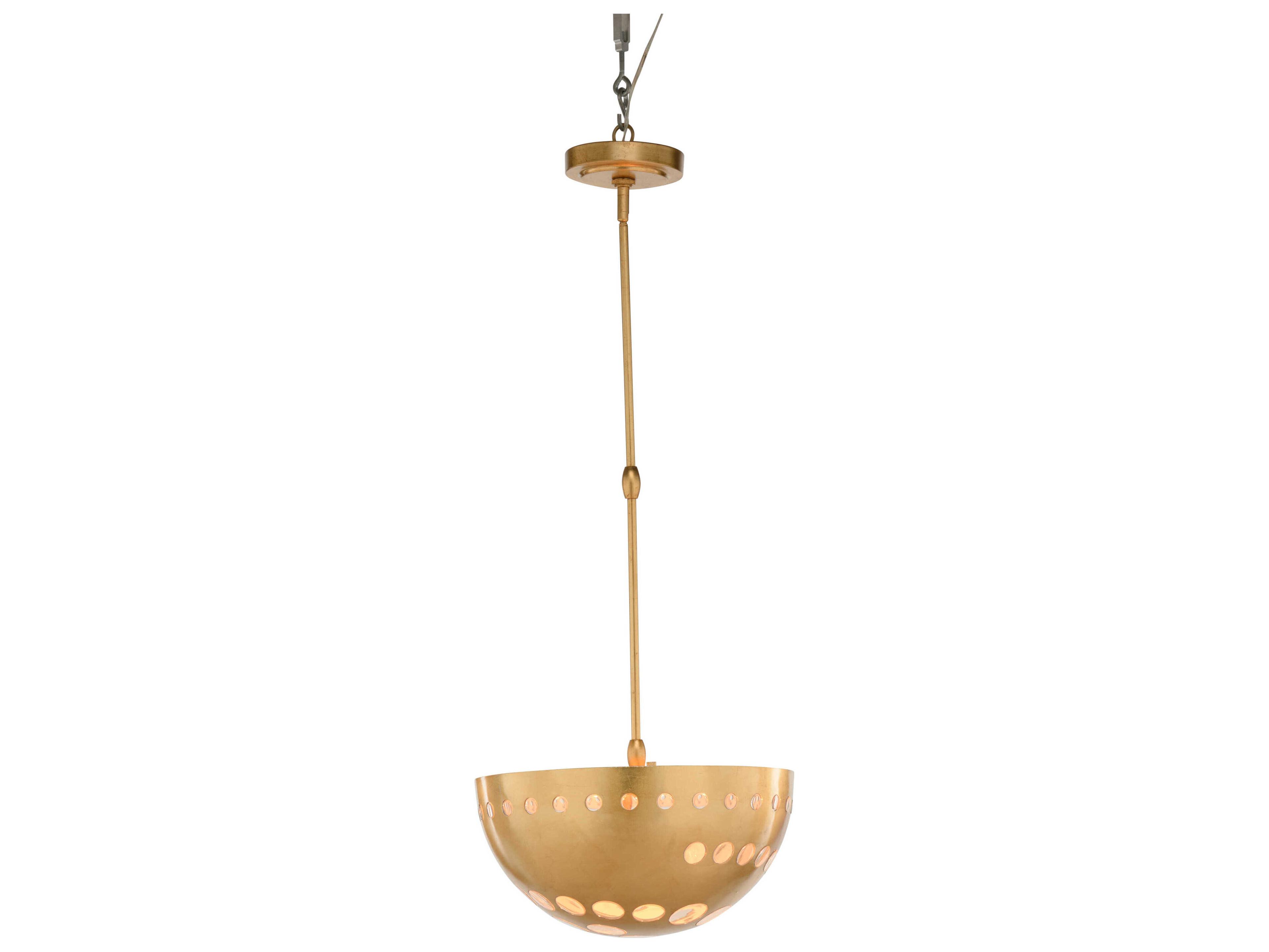 Chelsea House Bradshaw Orrell Gold Dome Pendant