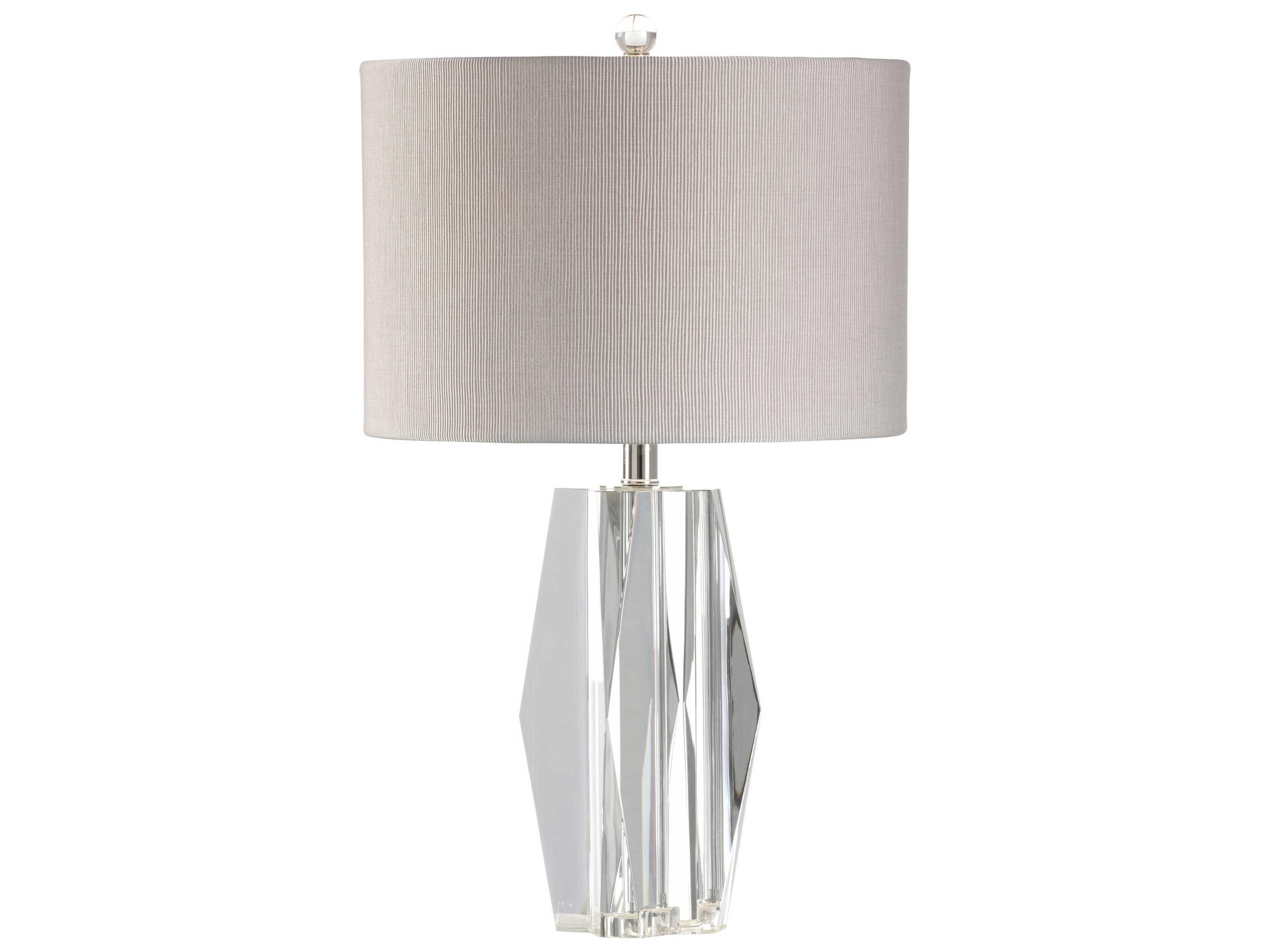 Chelsea House Emelia Crystal Clear Table Lamp