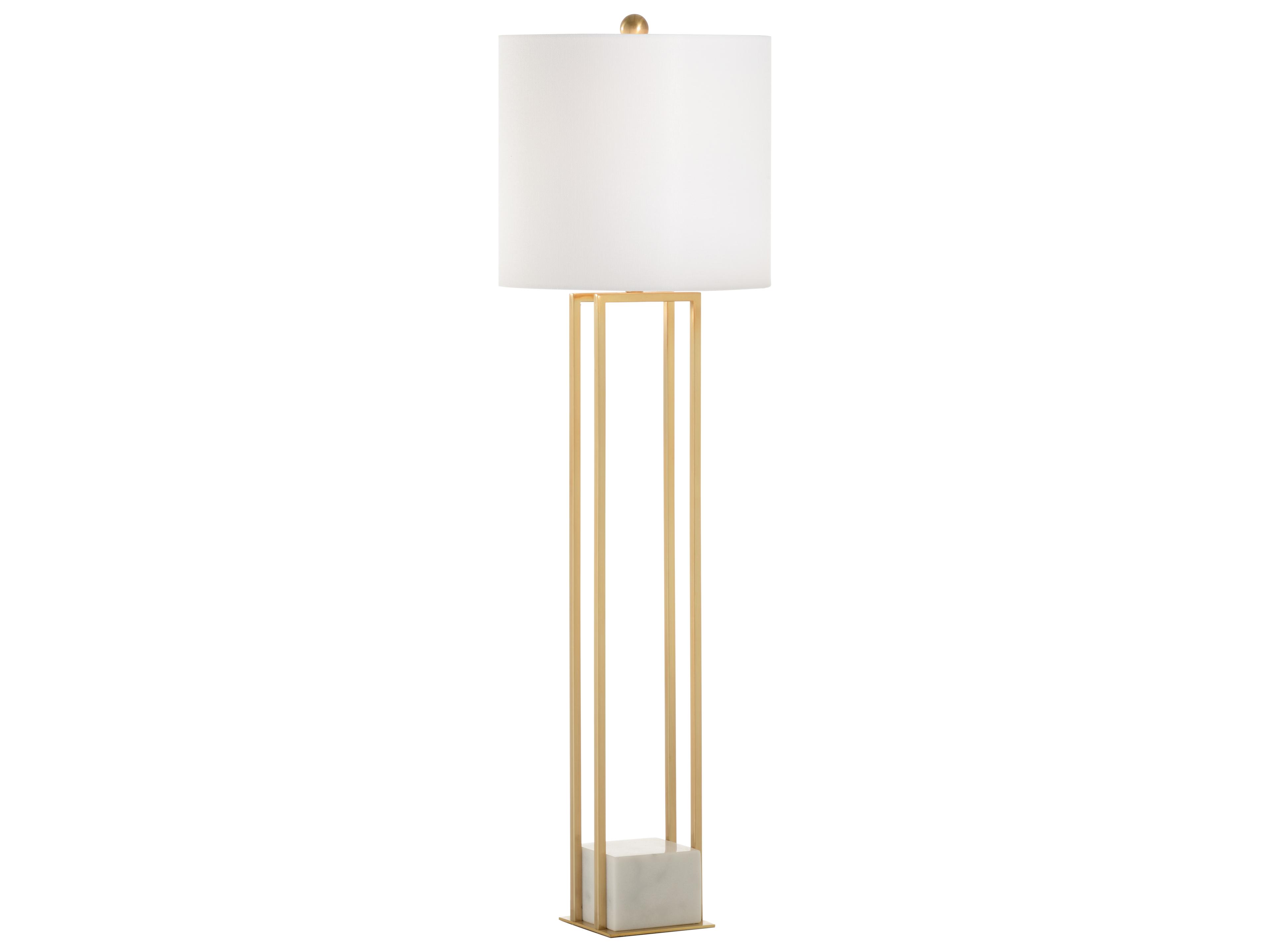 Chelsea House Shayla Copas Gold White Cream Buffet Lamp