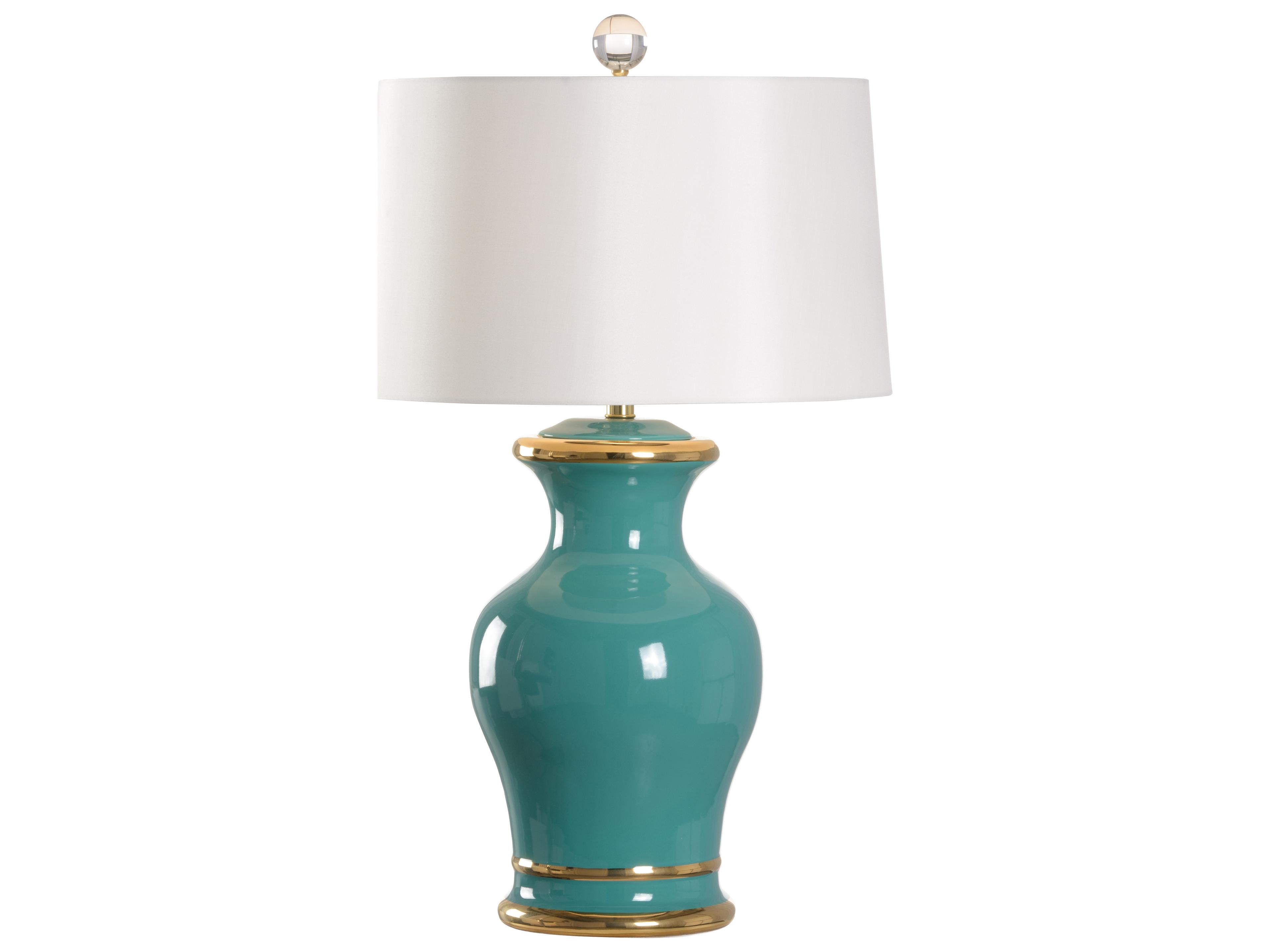 Chelsea House Shayla Copas Green Gray Buffet Lamp