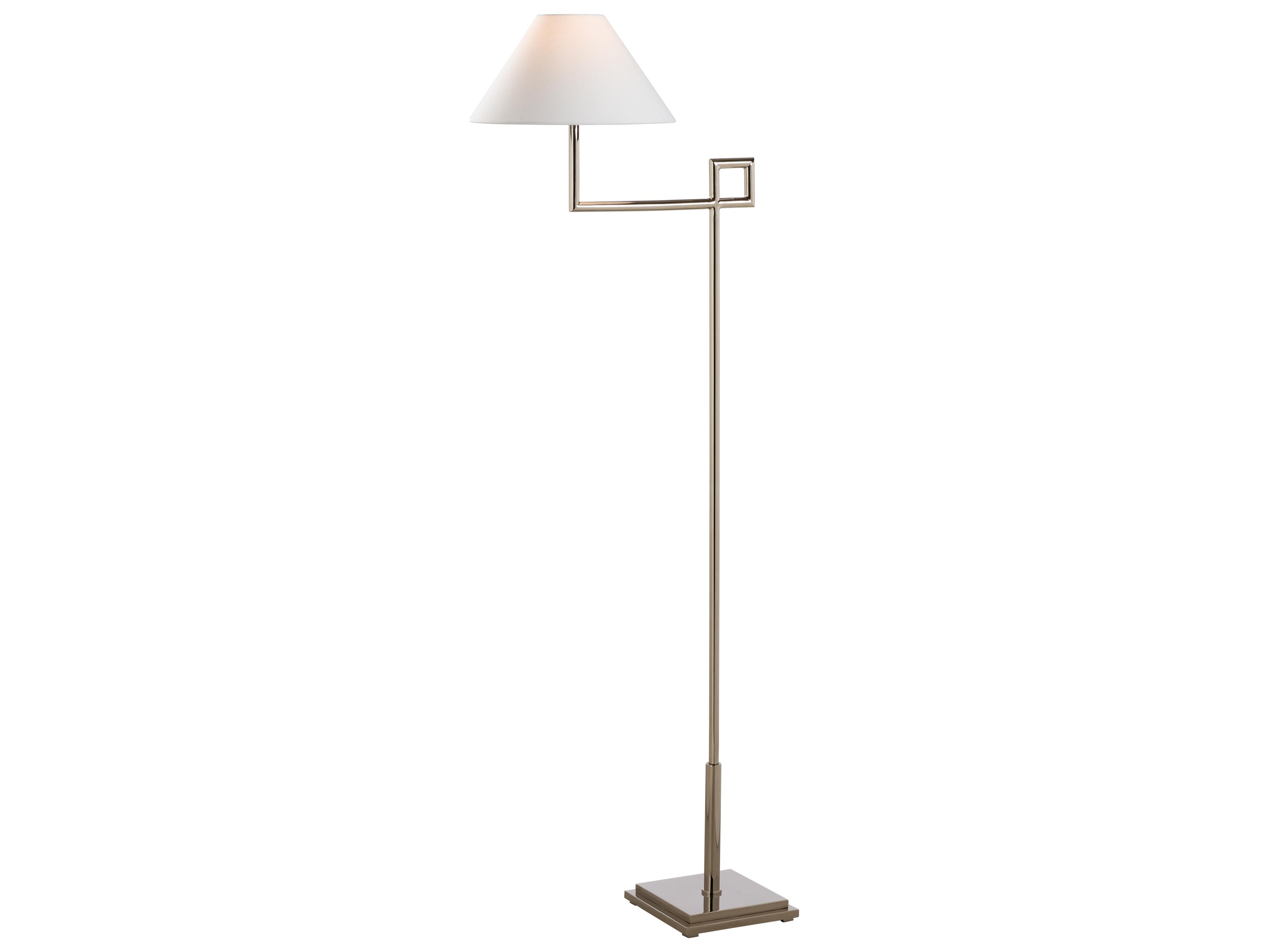 Chelsea House Jamie Merida Polished Nickel Floor Lamp