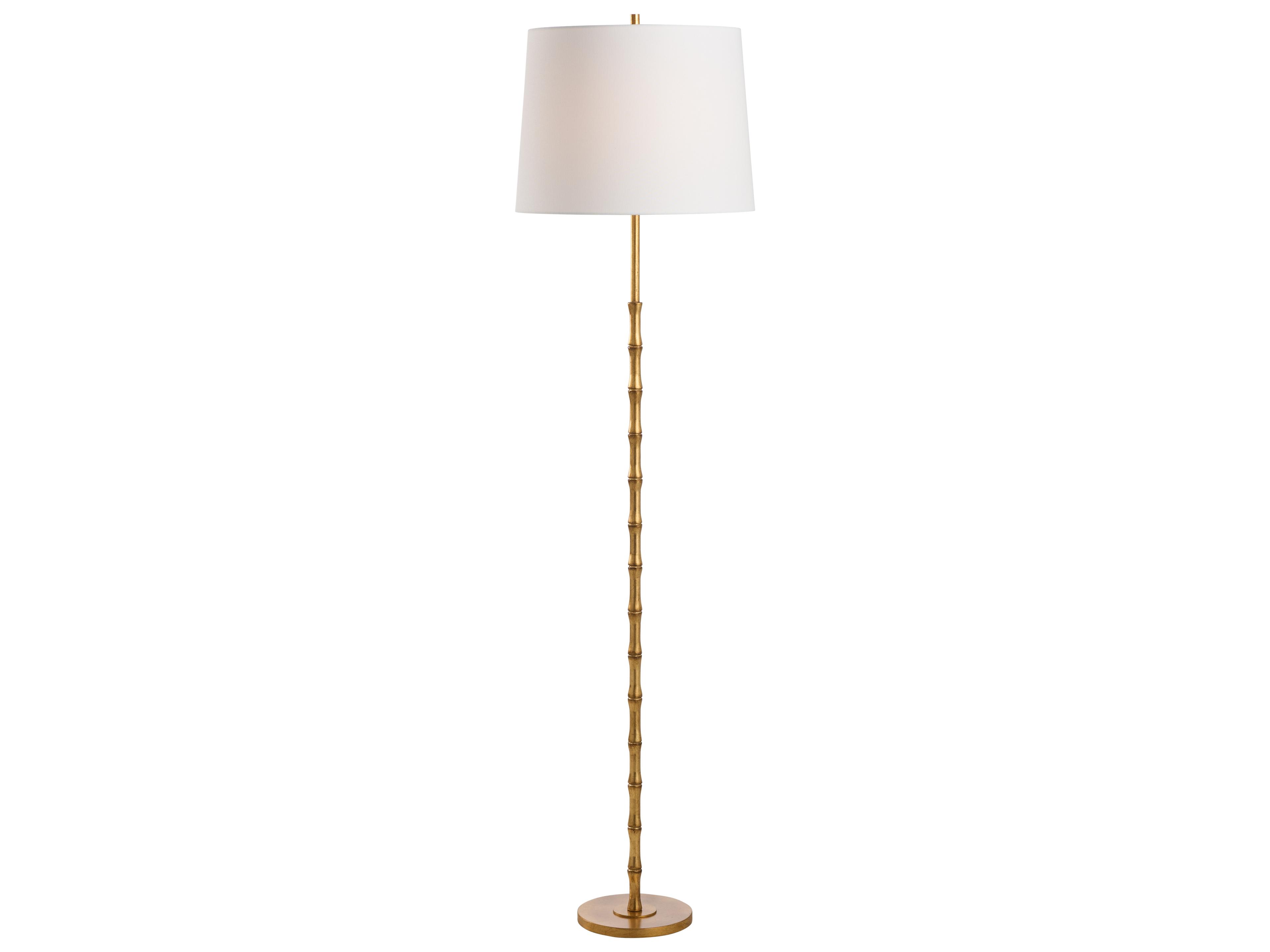 Chelsea House Jamie Merida Antique Brass Gold Floor Lamp