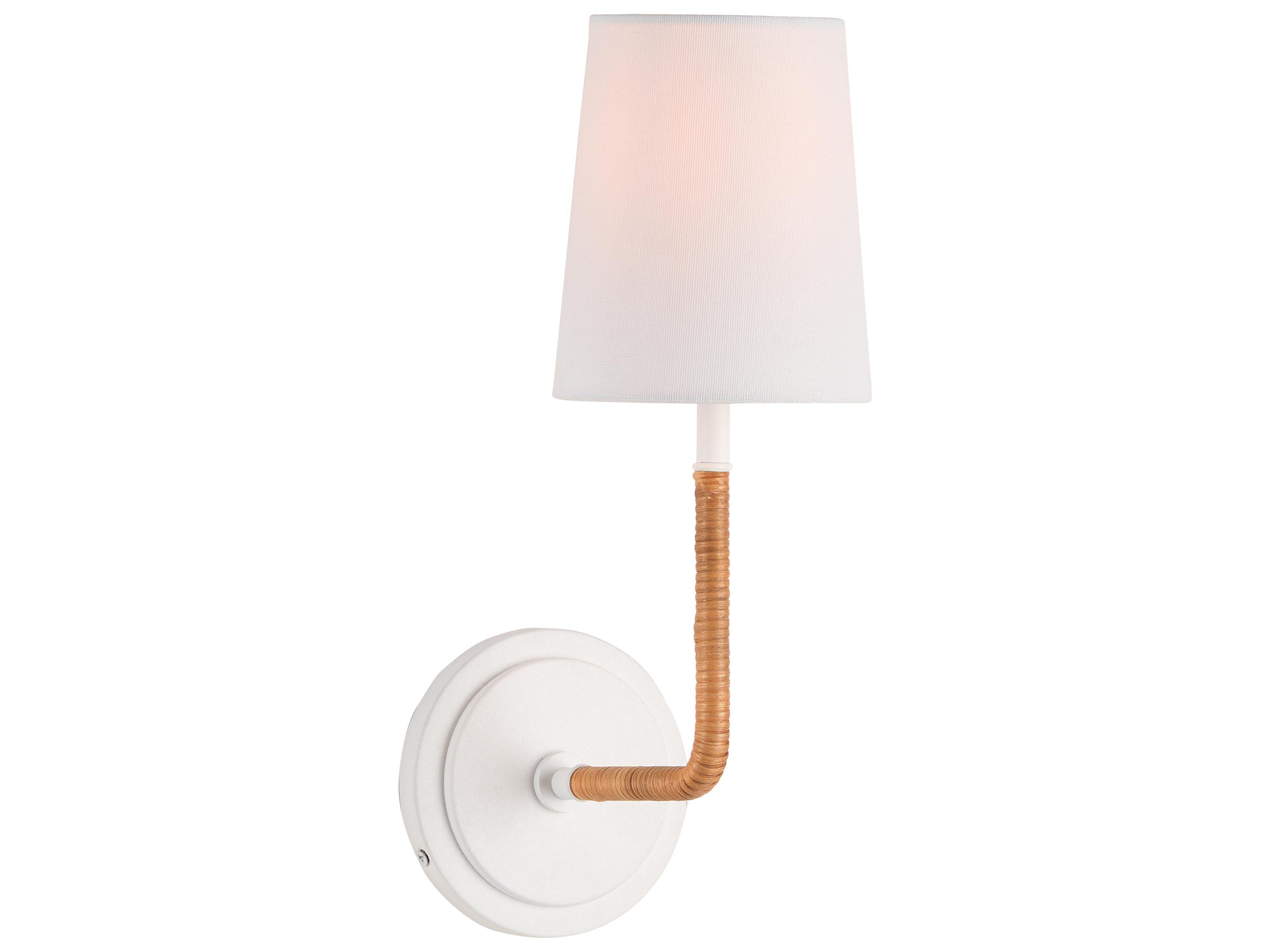 Chelsea House Jamie Merida 1-Light White Cream Wall Sconce