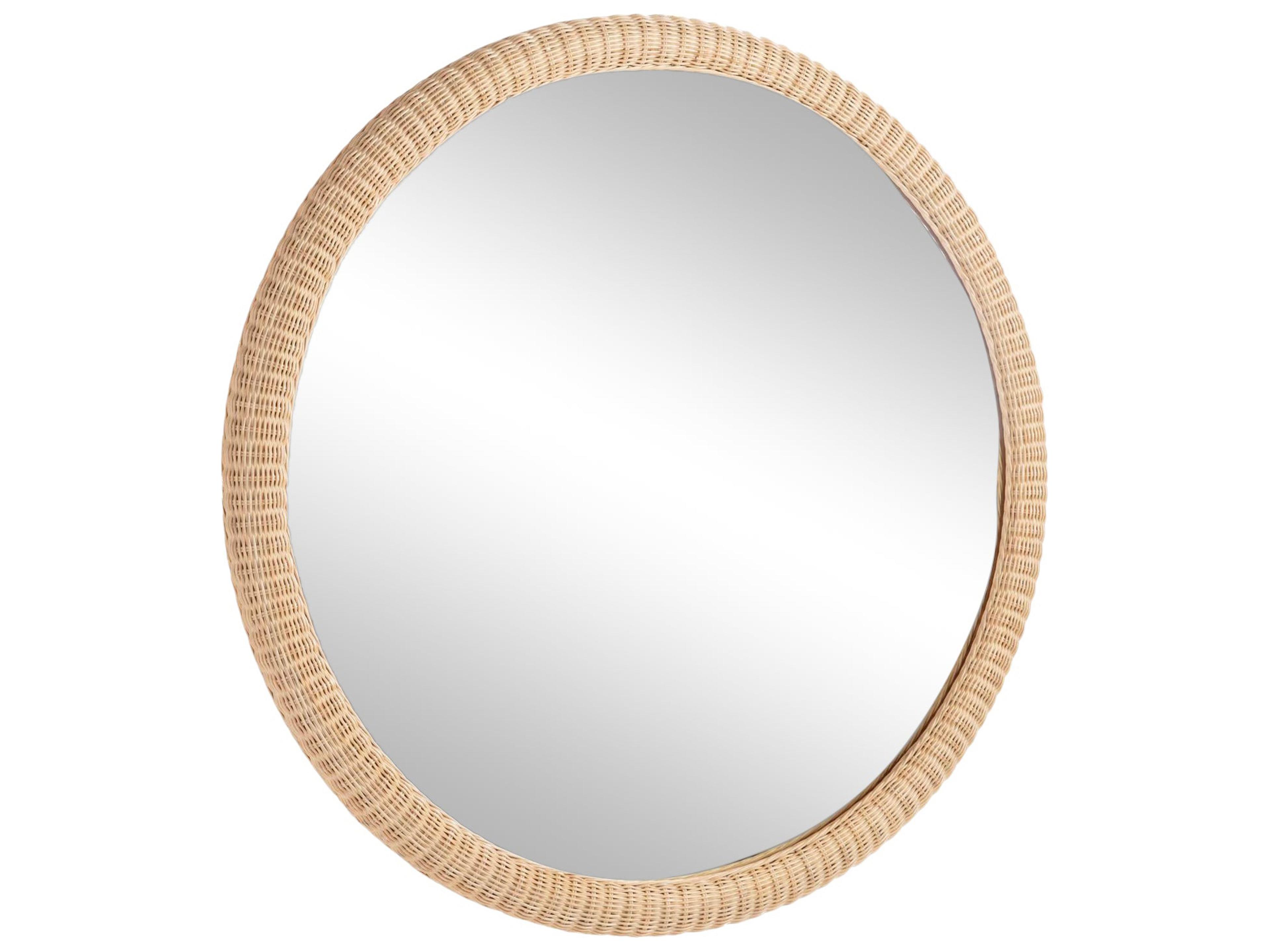 Chelsea House Amanda Lindroth Natural Wall Mirror Round