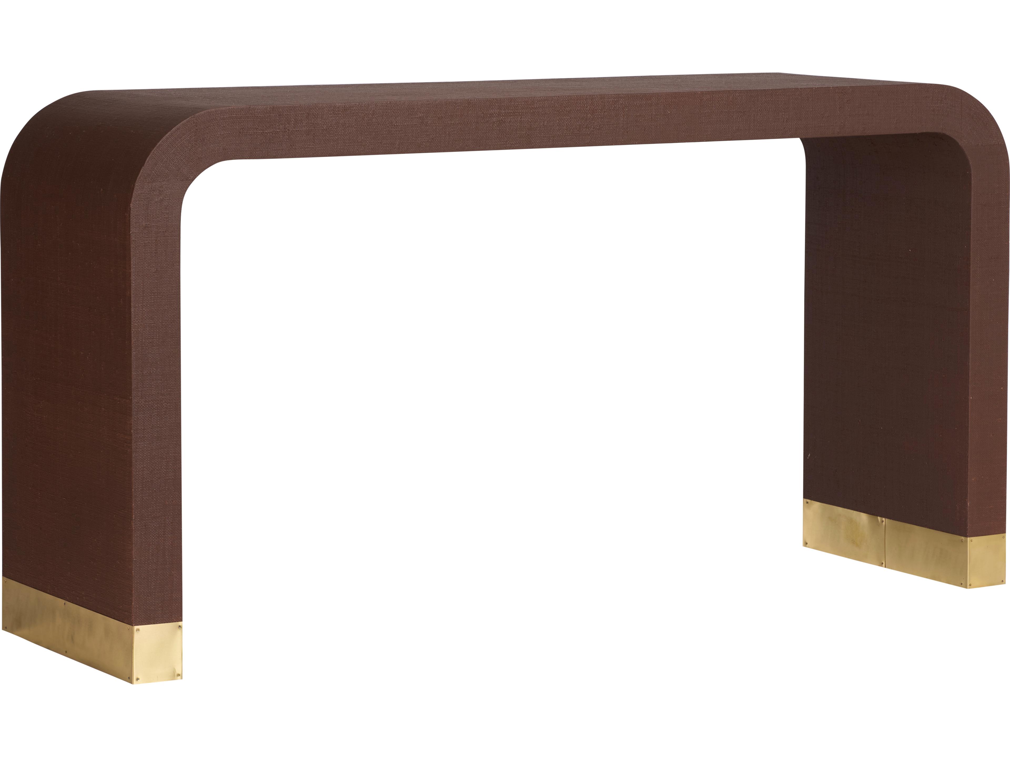 Chelsea House Jamie Merida Rectangular Wood Brown Console Table