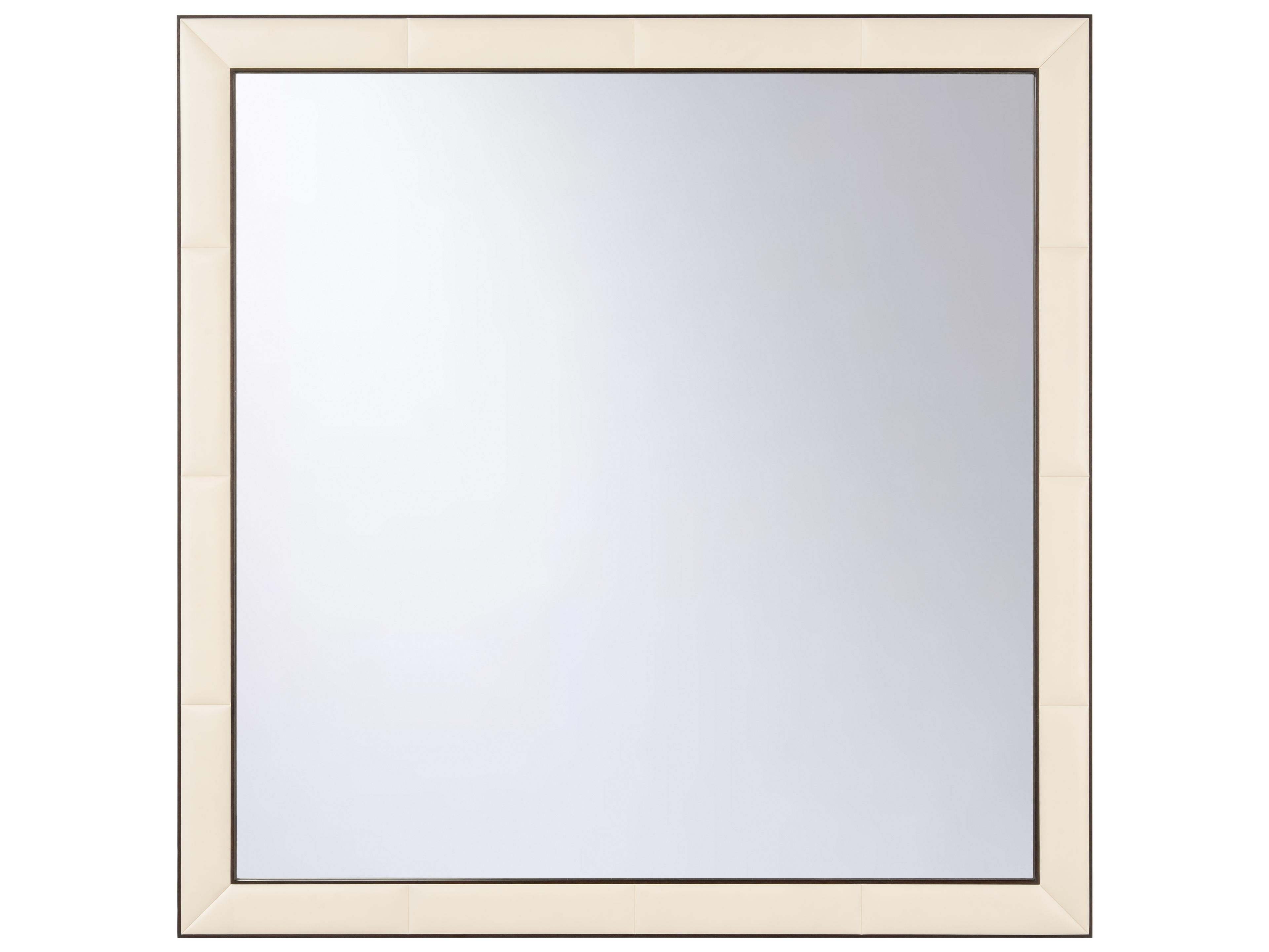 Chelsea House White Cream Wall Mirror Square