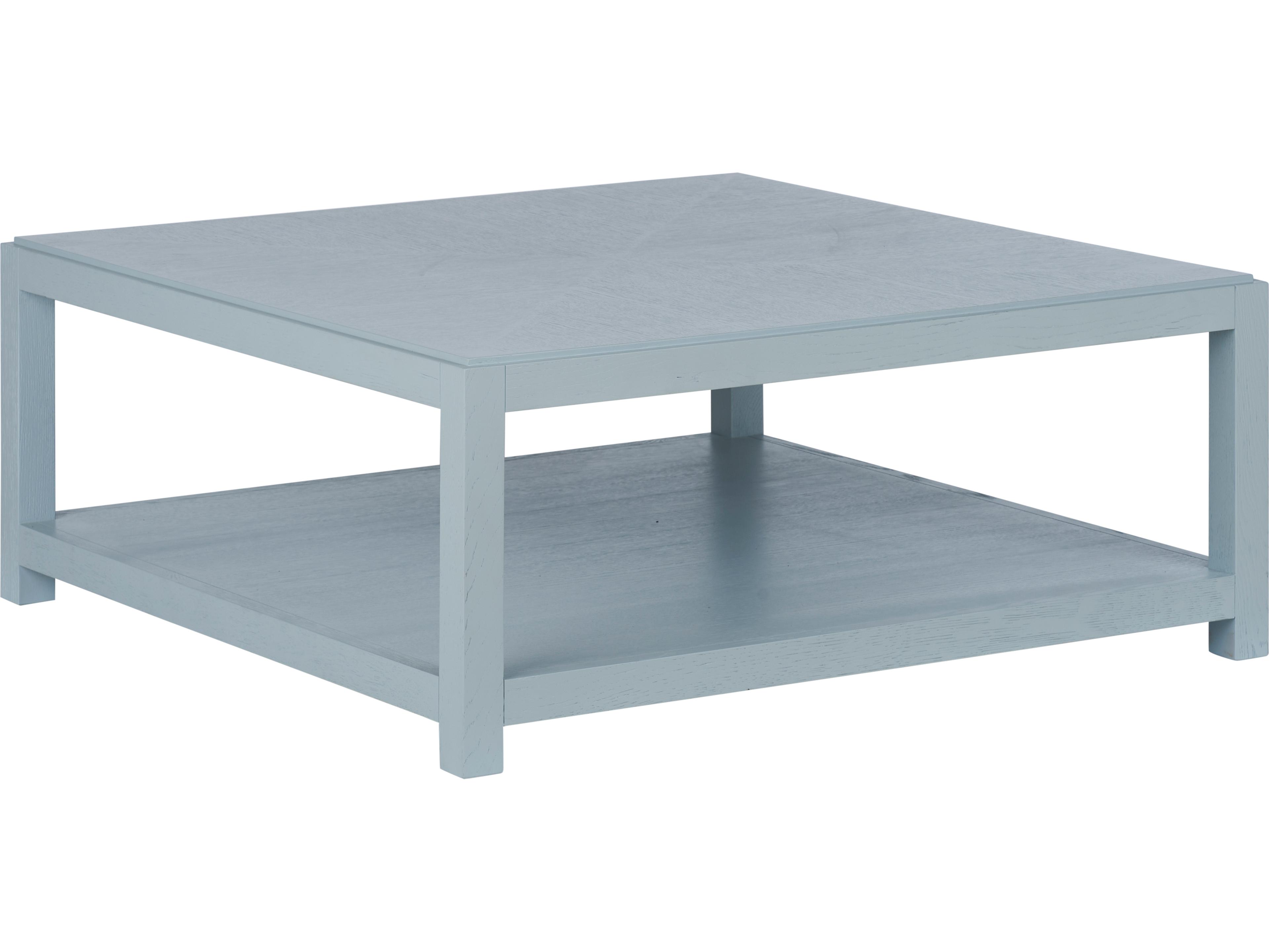 Chelsea House Jamie Merida Square Wood Blue Coffee Table