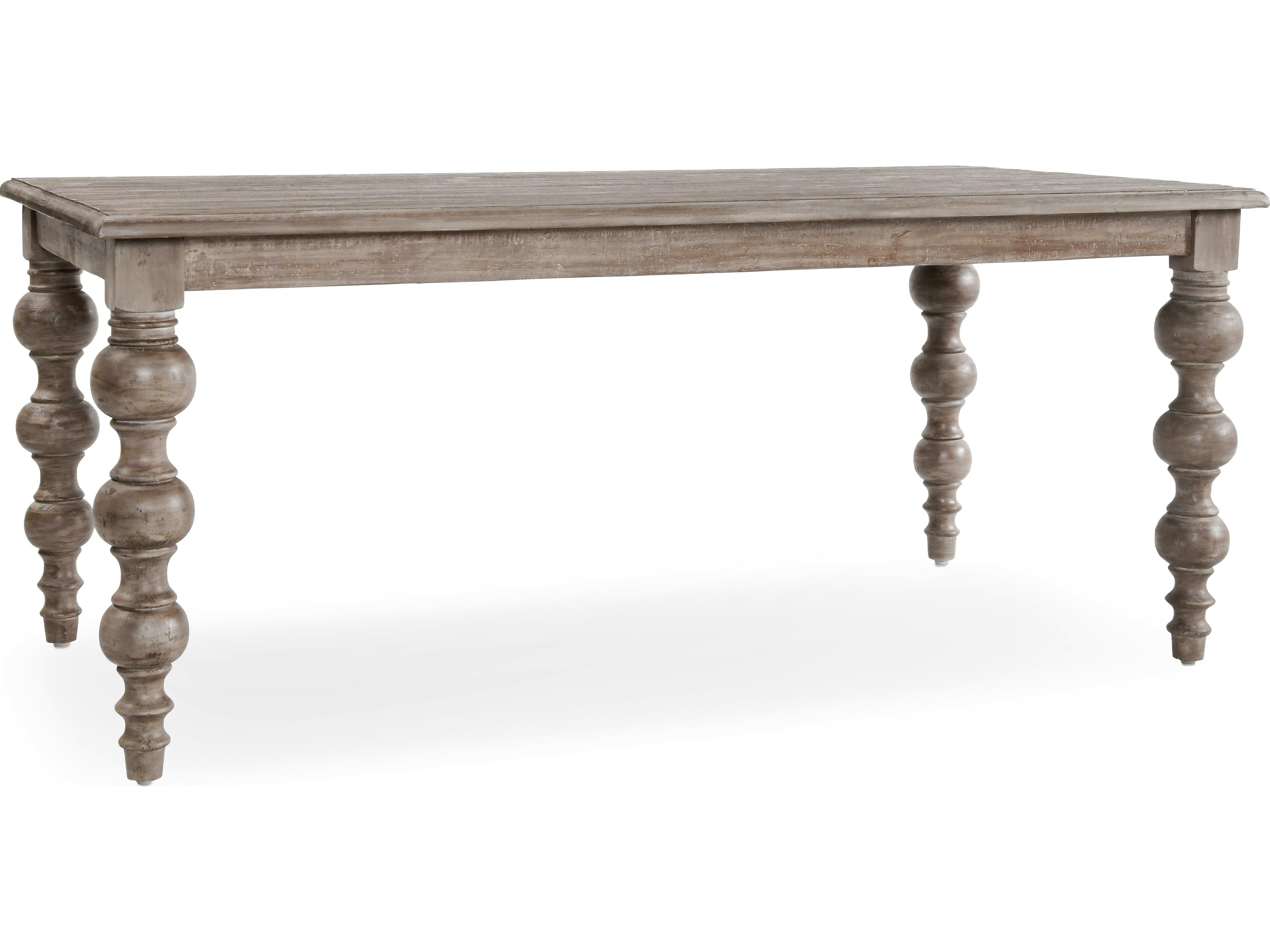 Classic Home Bordeaux Rectangular Wood Natural Dining Table