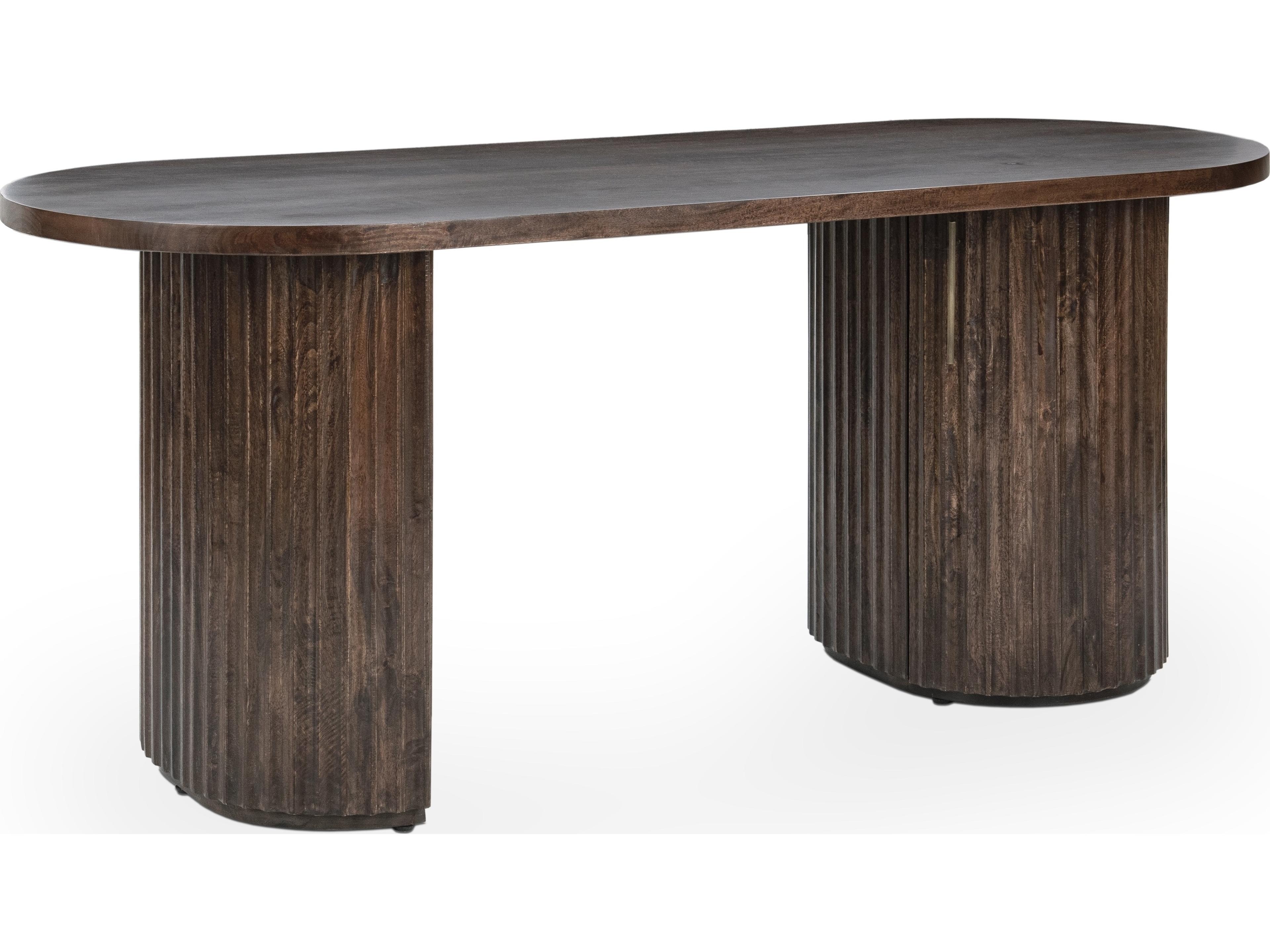 Classic Home Redford Kona Brown Mango Wood Writing Desk