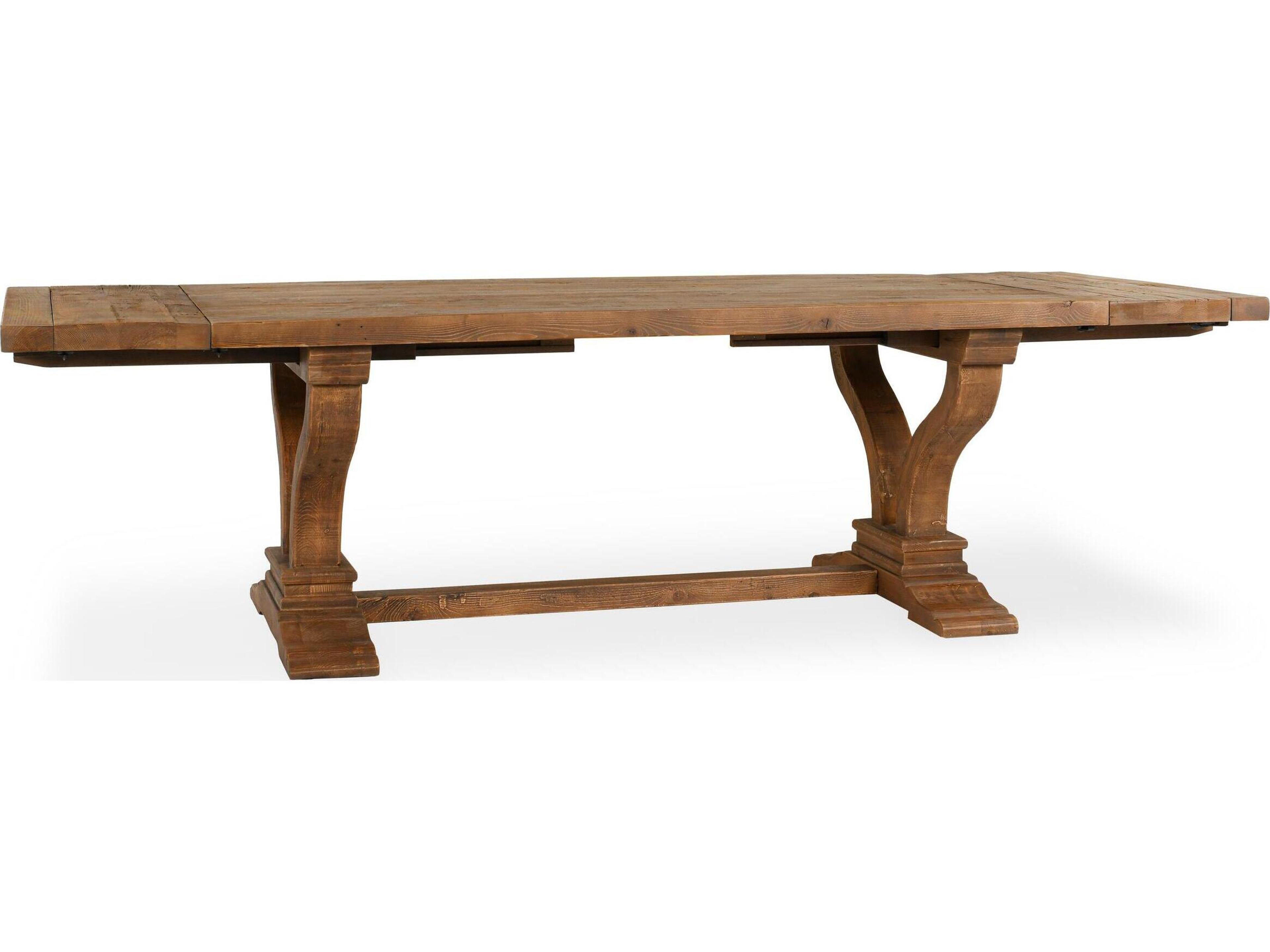 Classic Home Alexander Rectangular Wood Brown Dining Table