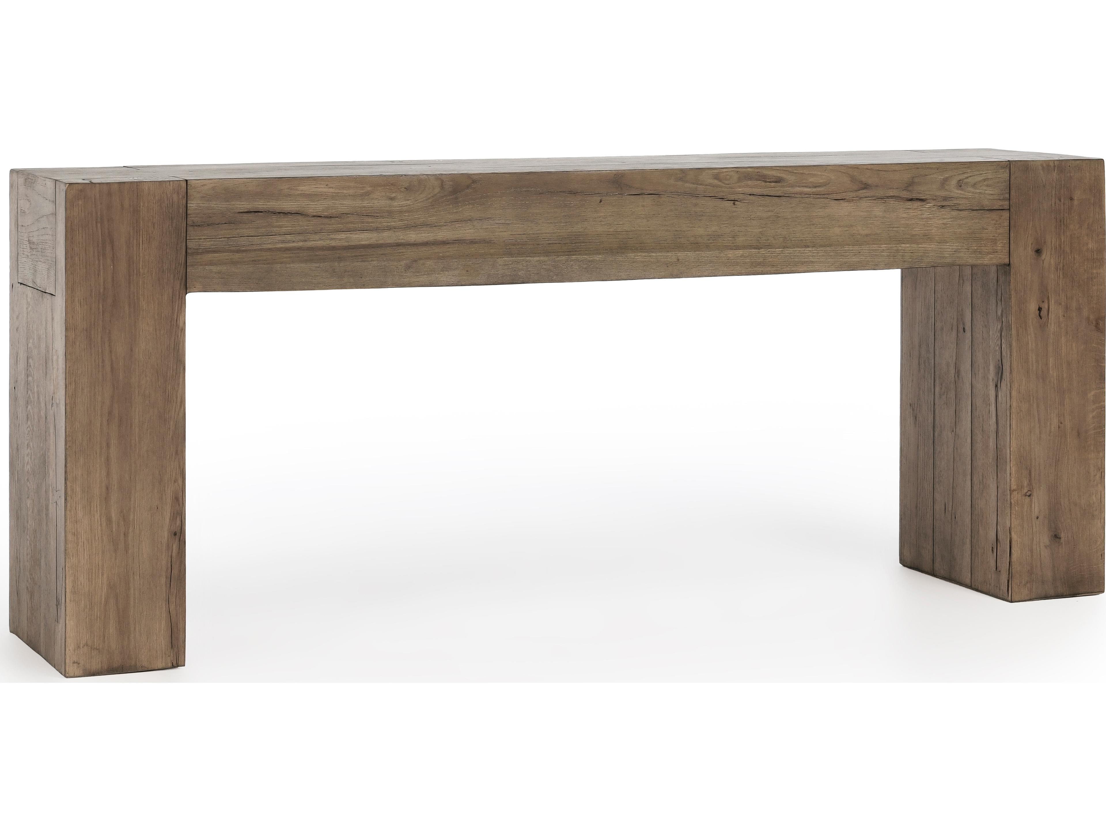Classic Home Bristol Rectangular Wood Brown Console Table