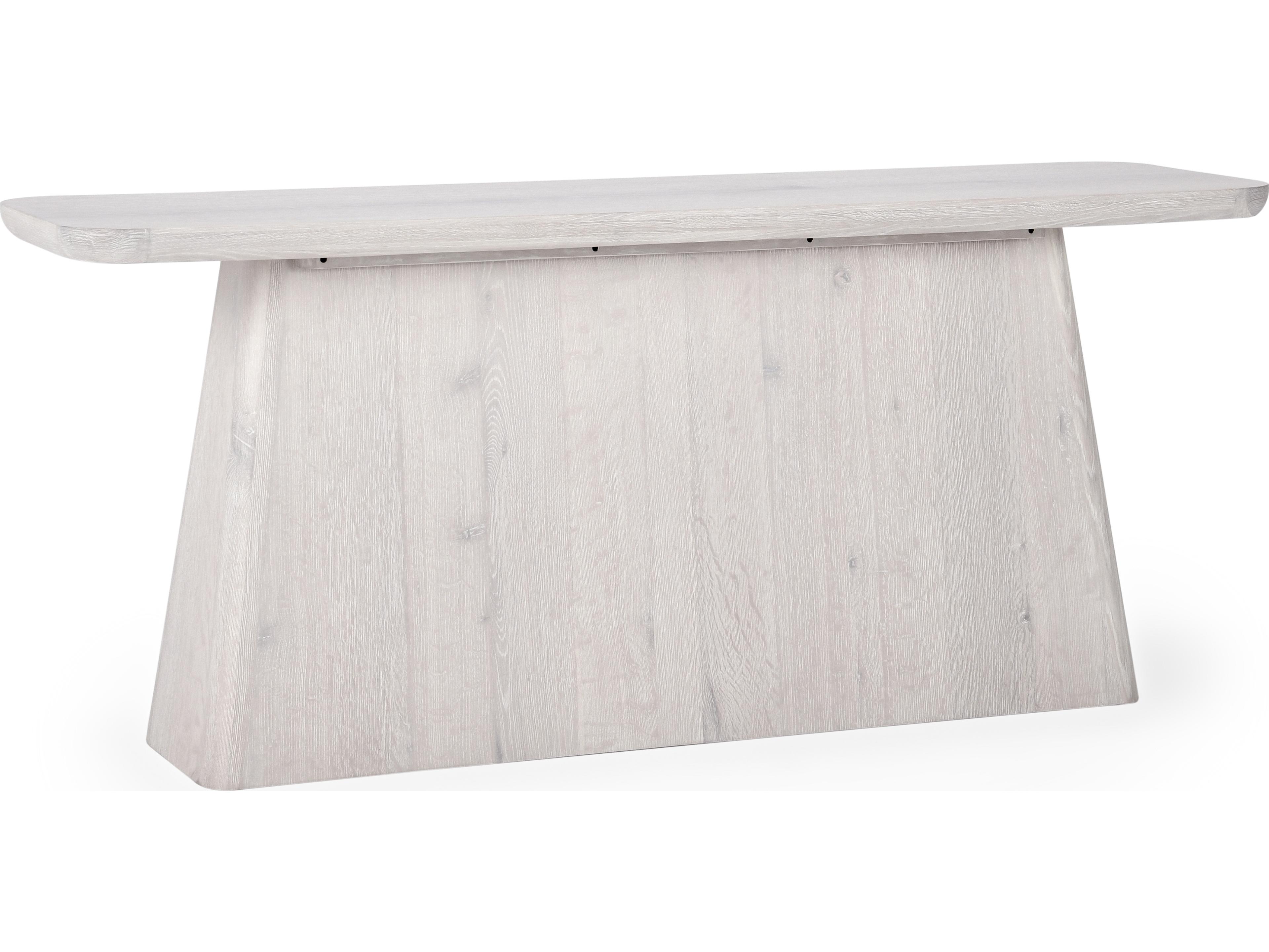 Classic Home Orlando Rectangular Wood White Console Table