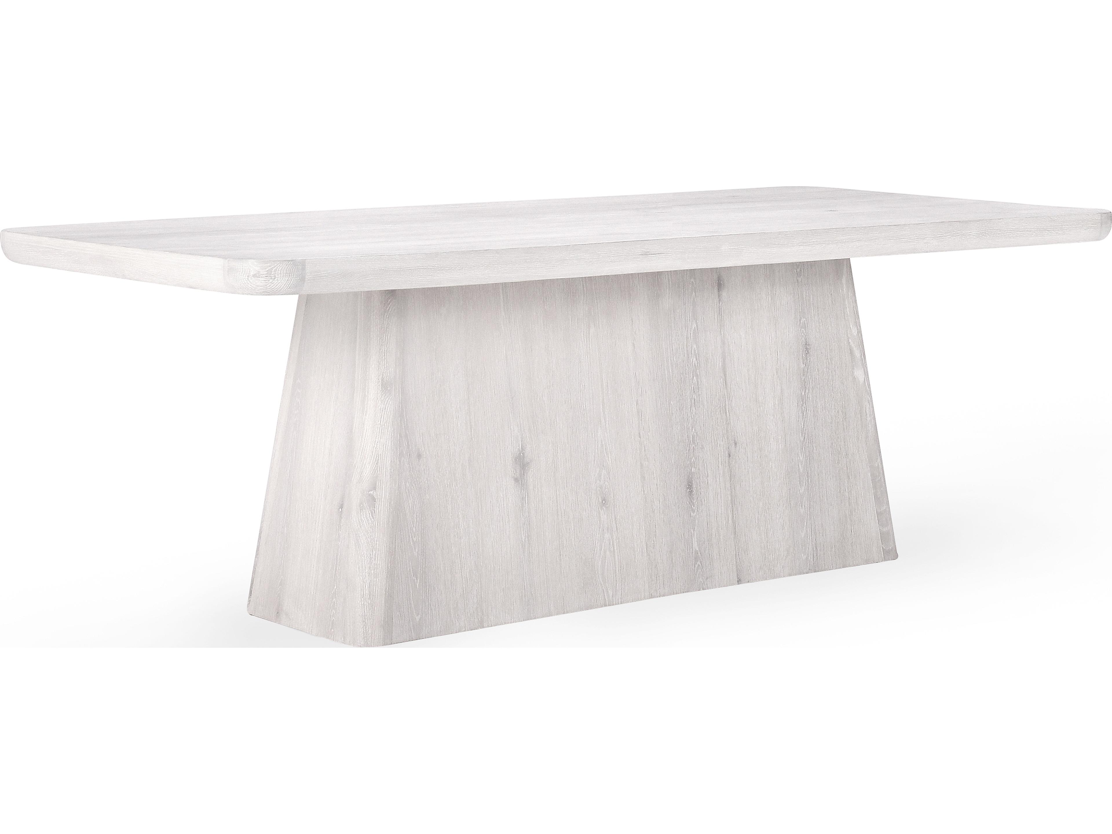 Classic Home Orlando Rectangular Wood Whitewash Dining Table