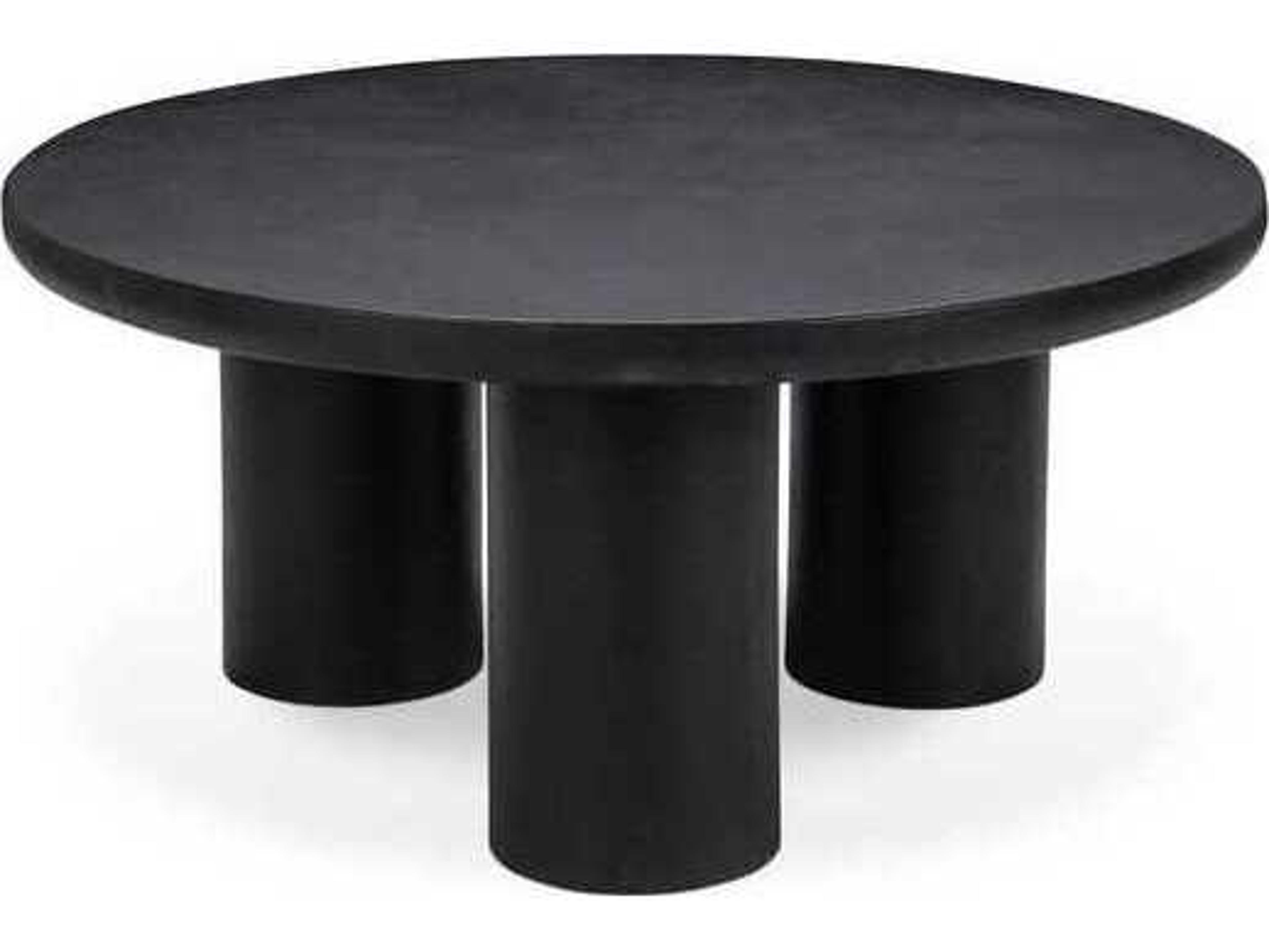 Classic Home Anzio Round Concrete Coffee Table
