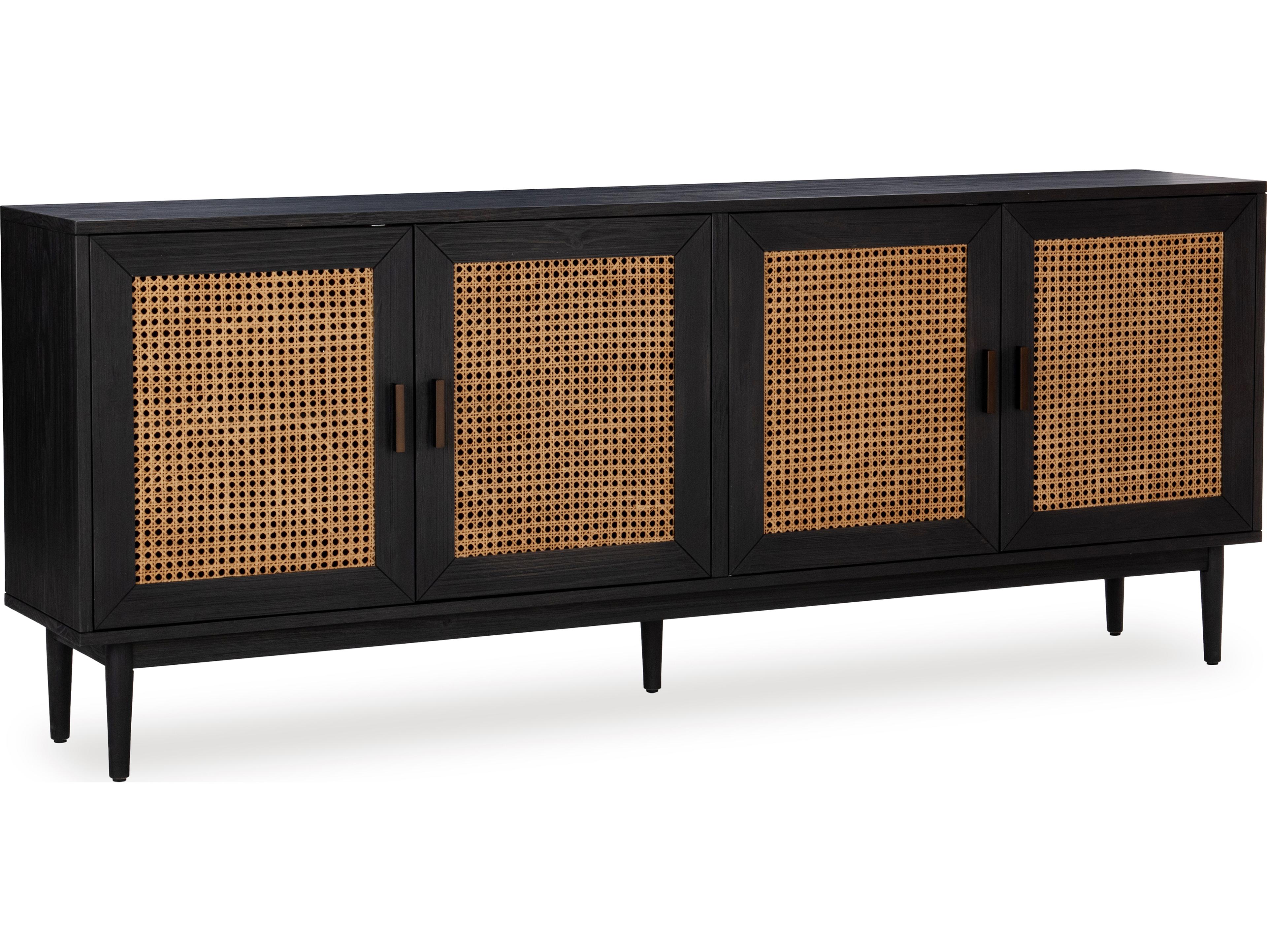 Classic Home Edris 78" Pine Wood Sideboard