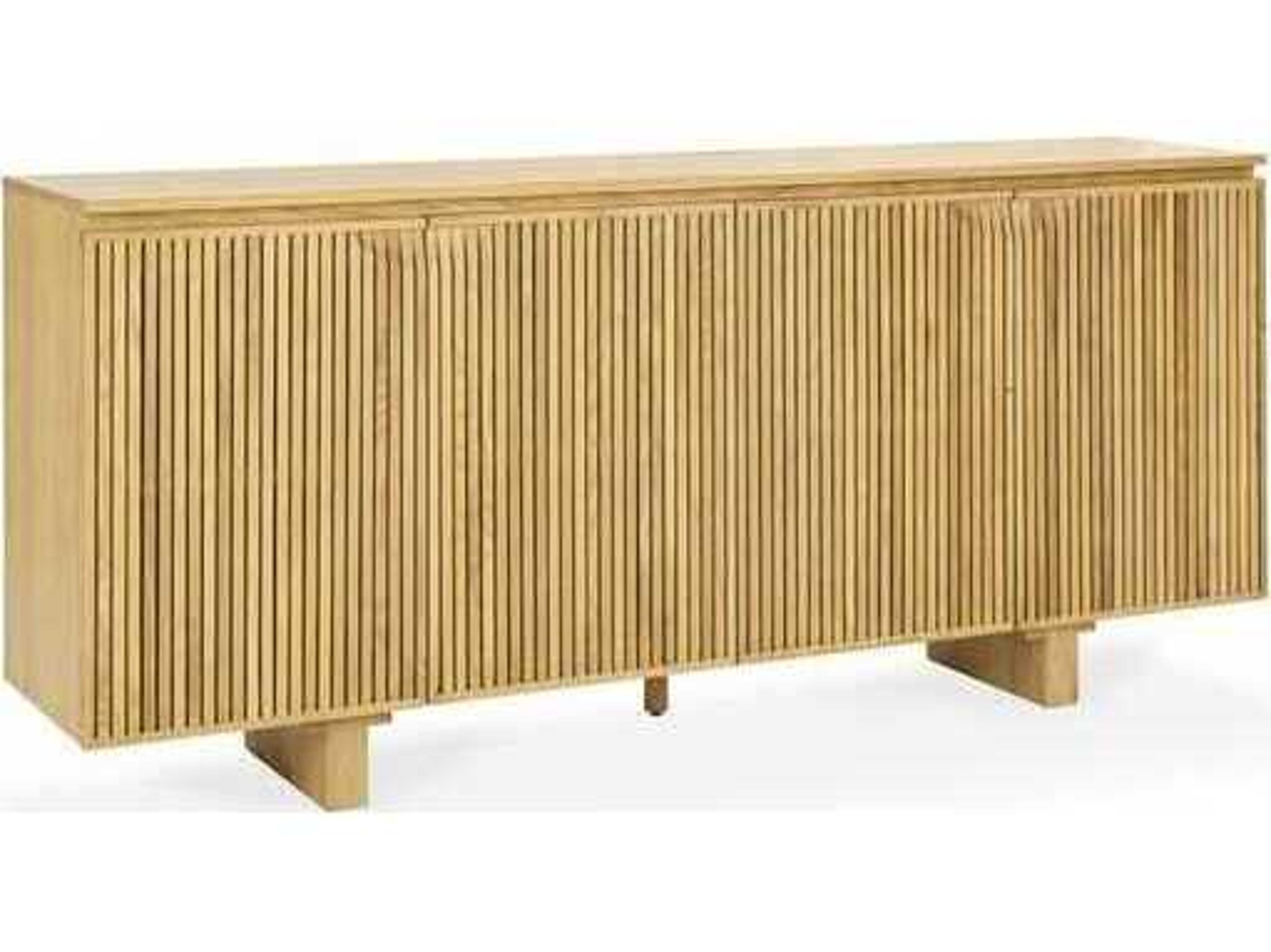Classic Home Roya 82" Oak Wood Sideboard