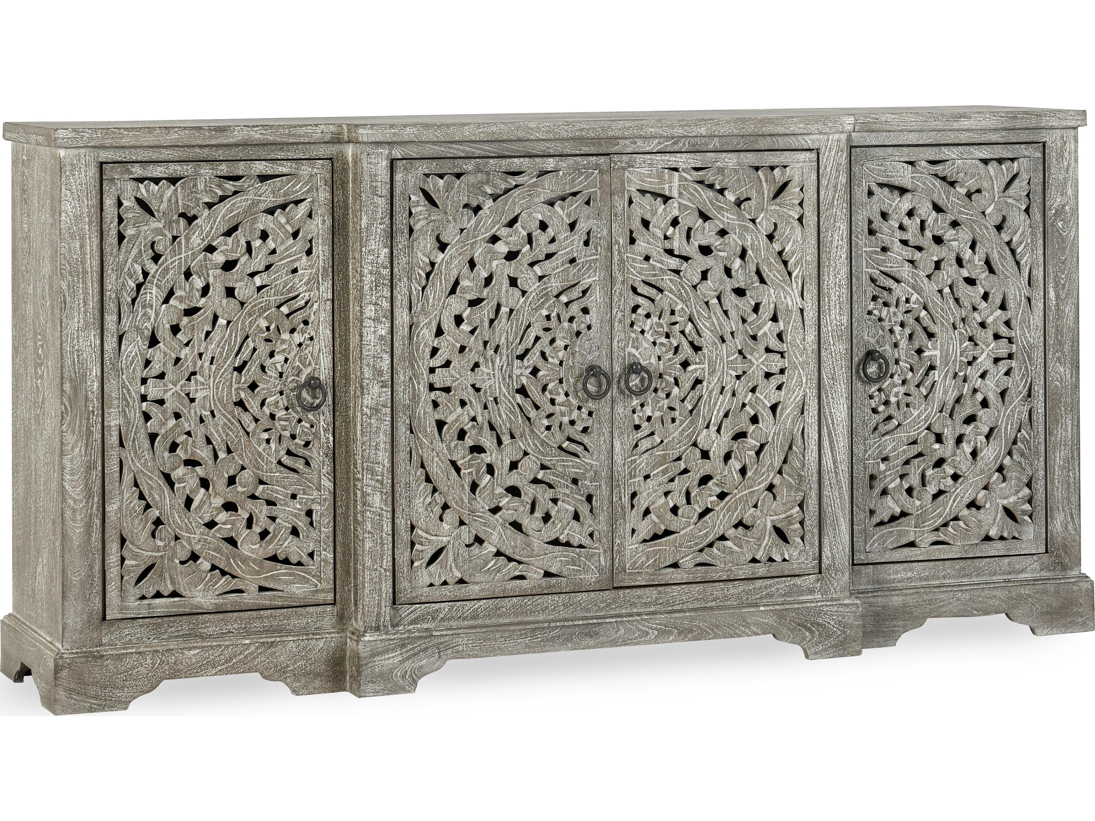 Classic Home Harmony 72" Mango Wood Gray Sideboard