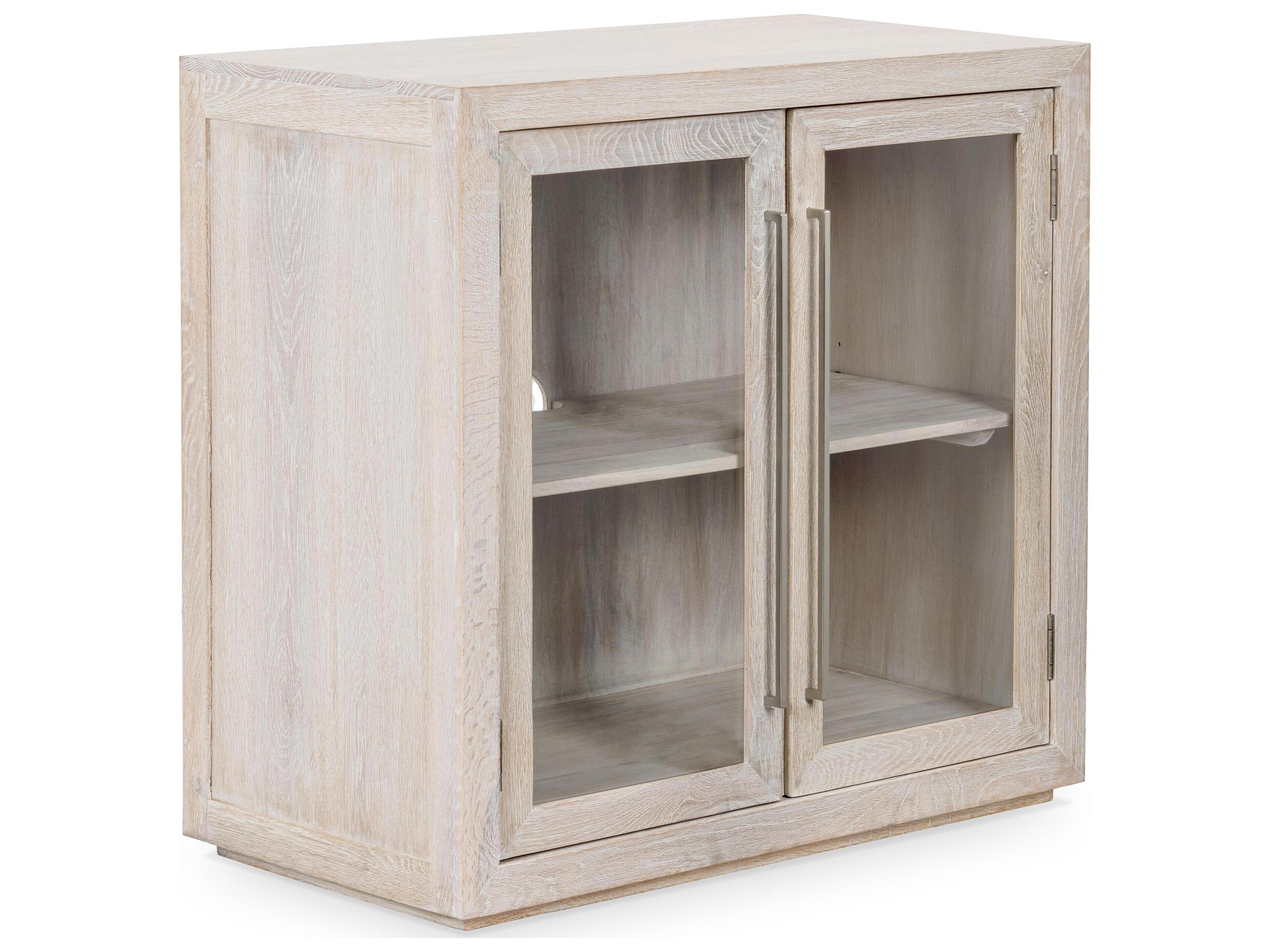 Classic Home Bradley White Wash Oak Wood Accent Chest