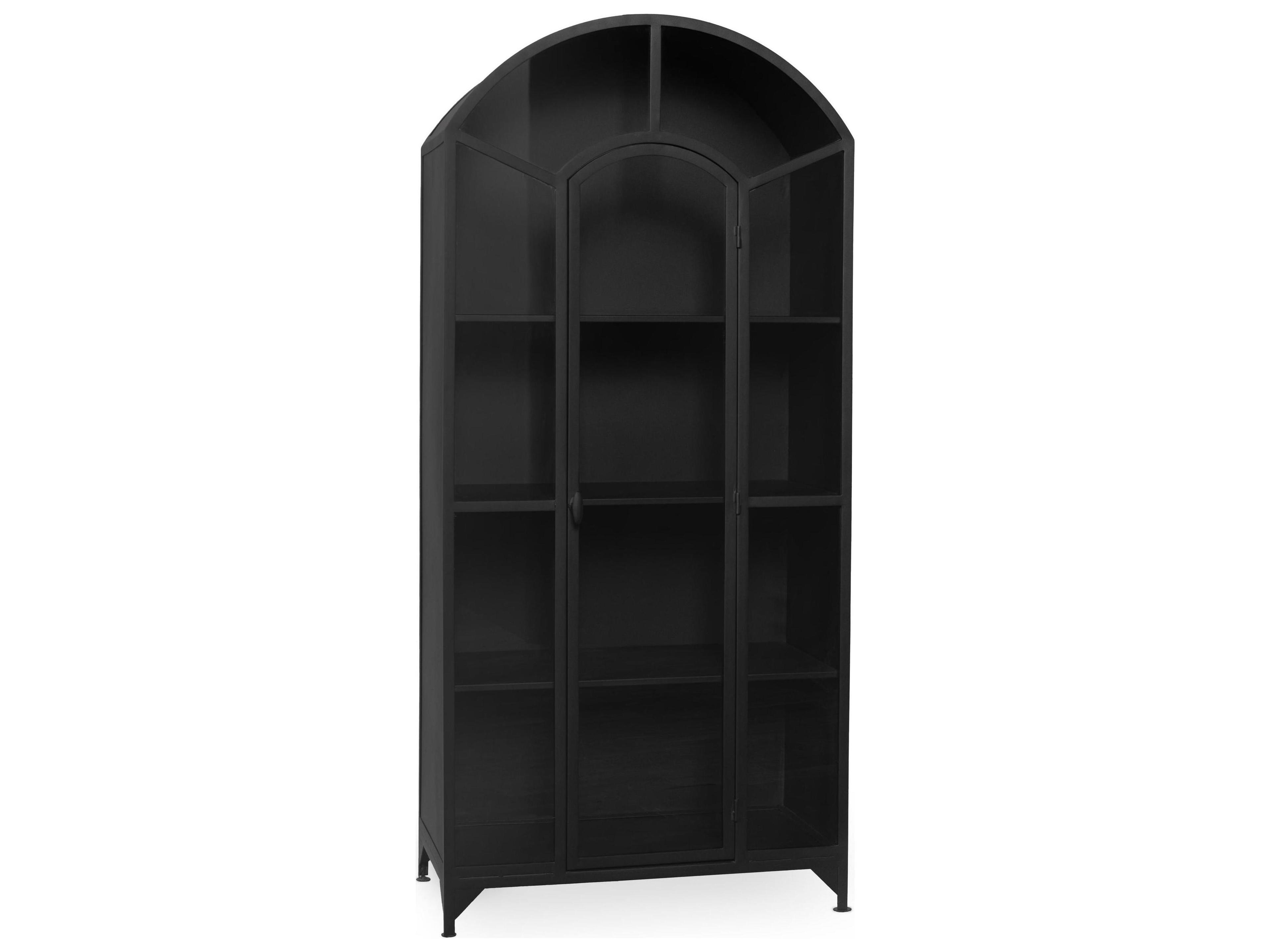 Classic Home Lillo Black Display Cabinet