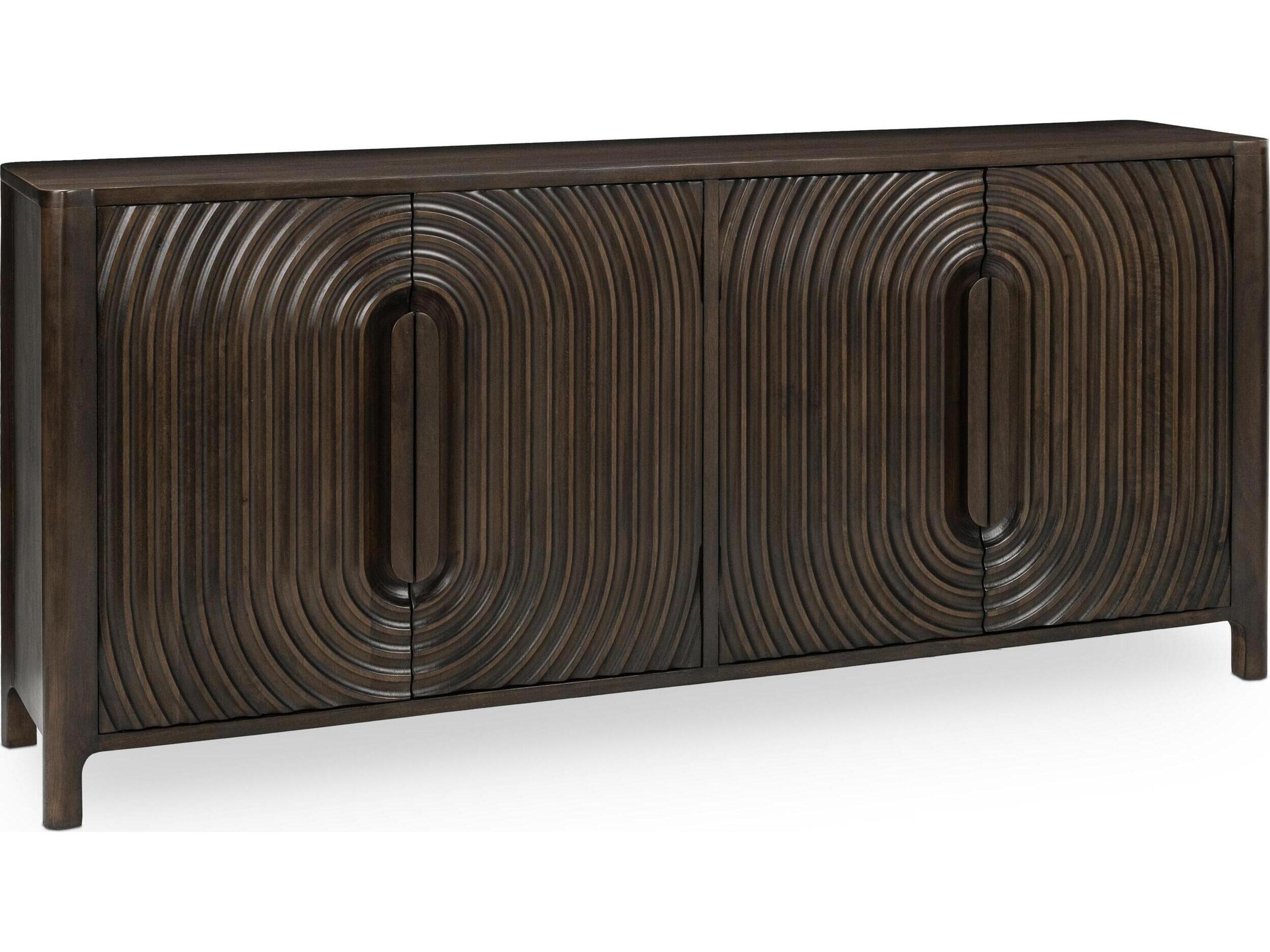 Classic Home Colson 80" Mango Wood Coffee Brown Sideboard