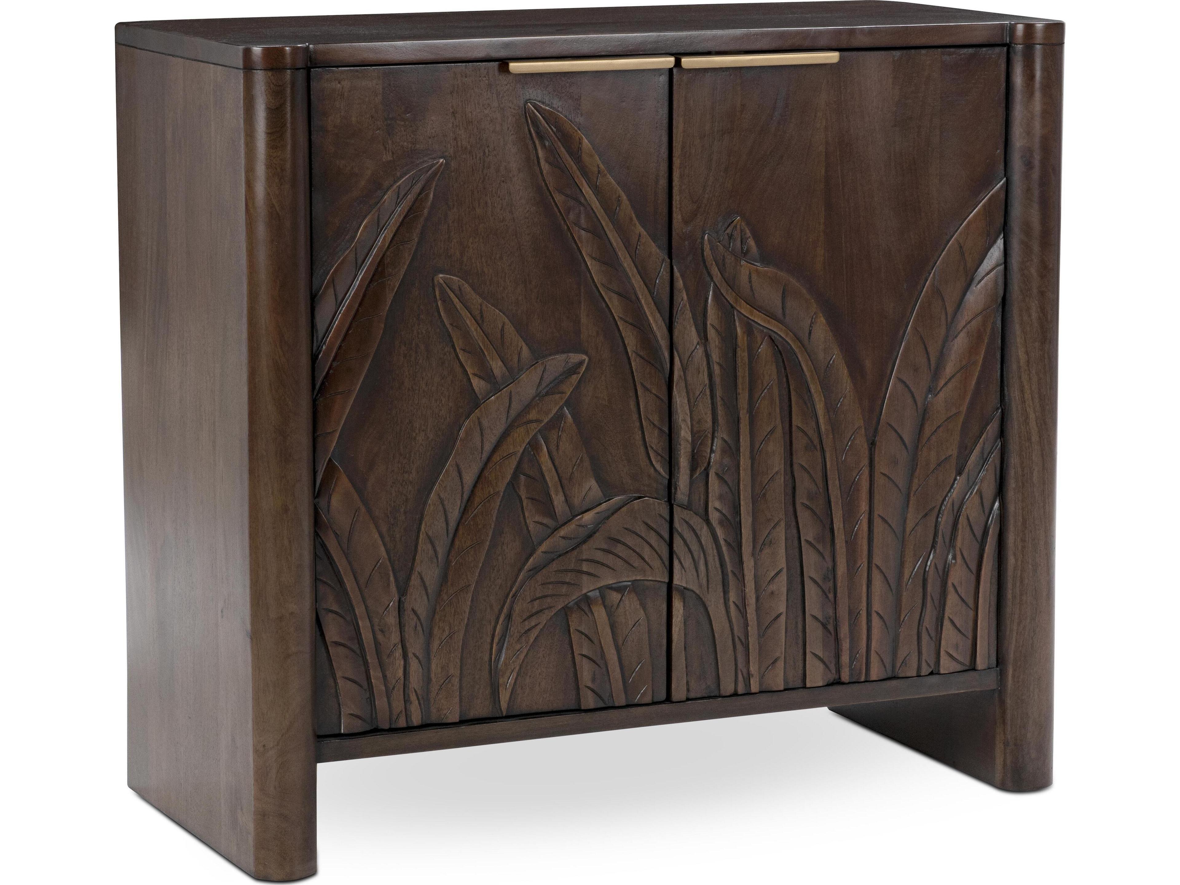 Classic Home Ledro Dark Brown Mango Wood Accent Chest