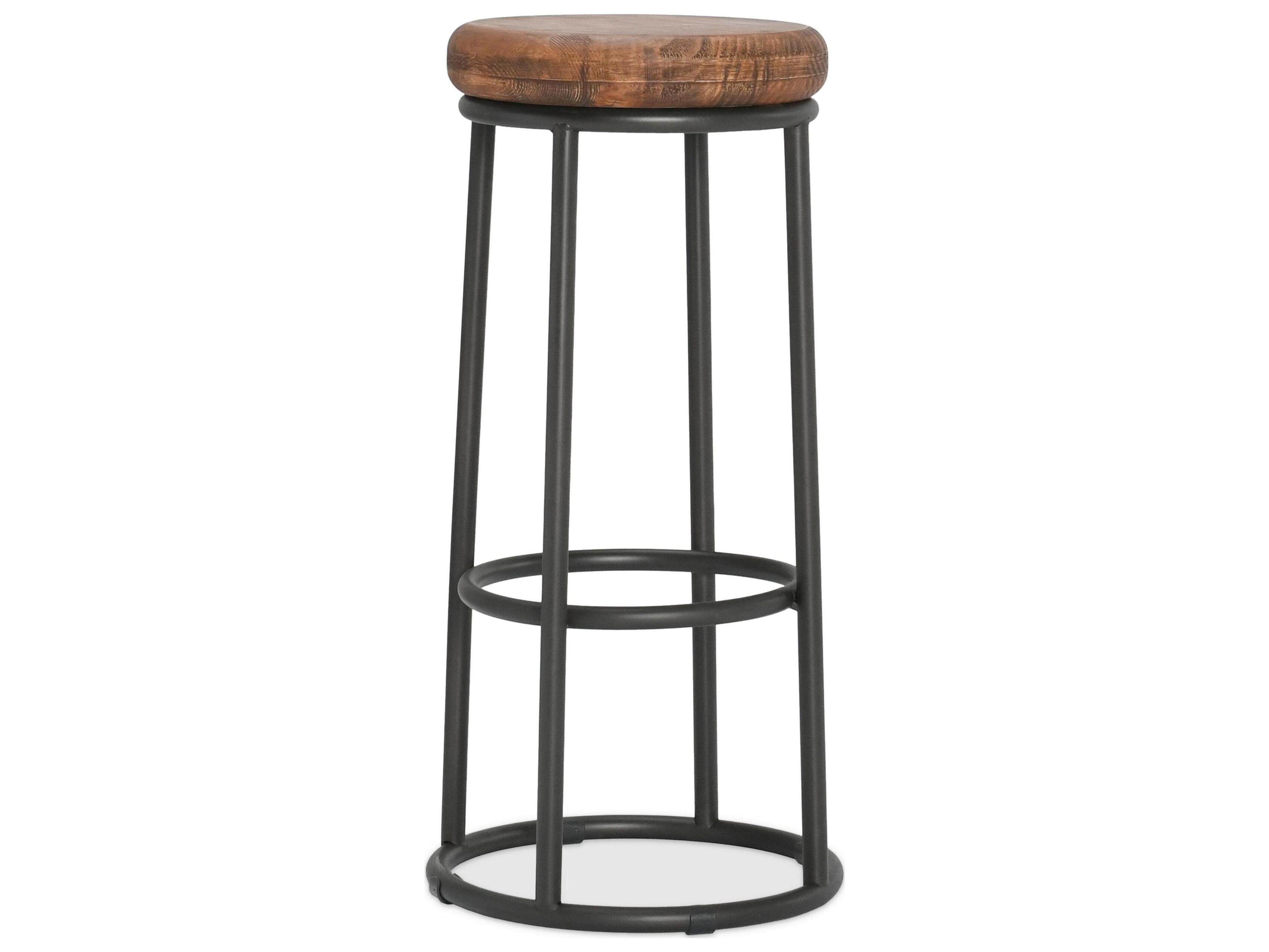 Classic Home Jaden Mahogany Brown Top Wood Bar Stool