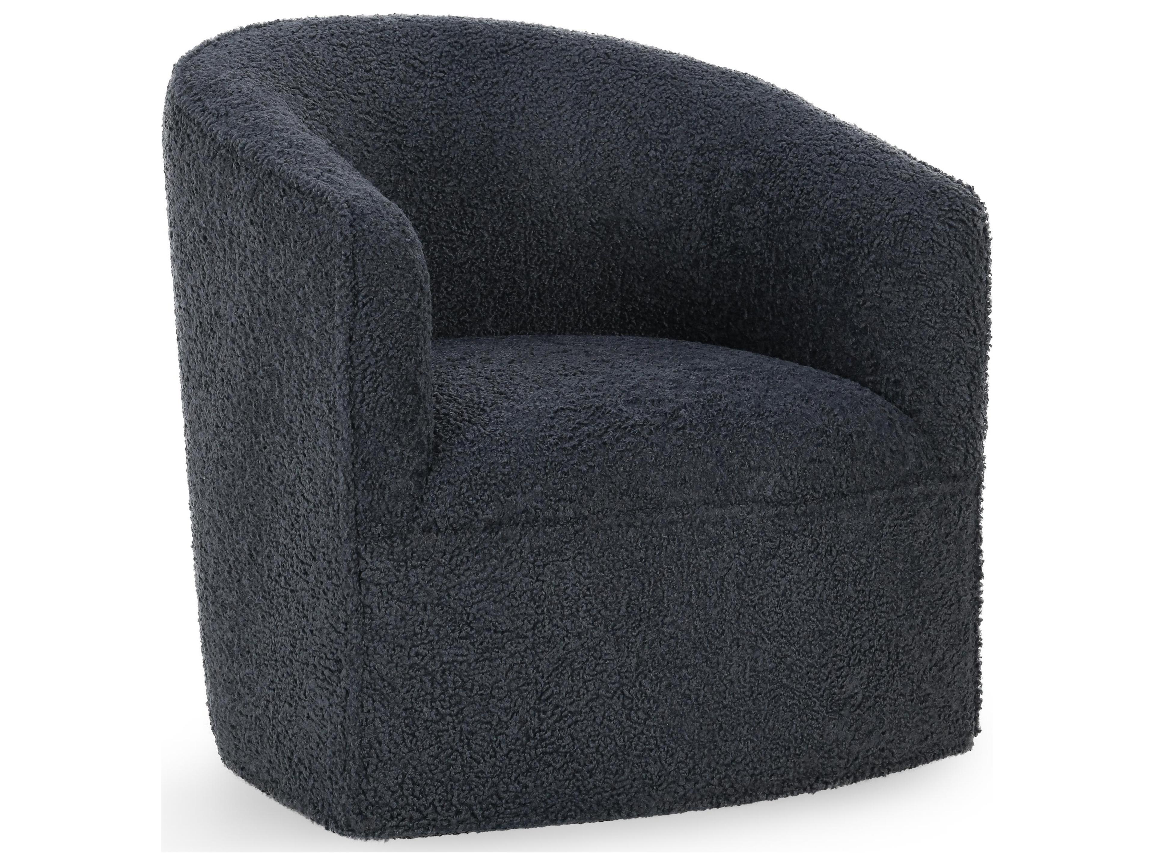 Classic Home Valencia Swivel Blue Accent Chair