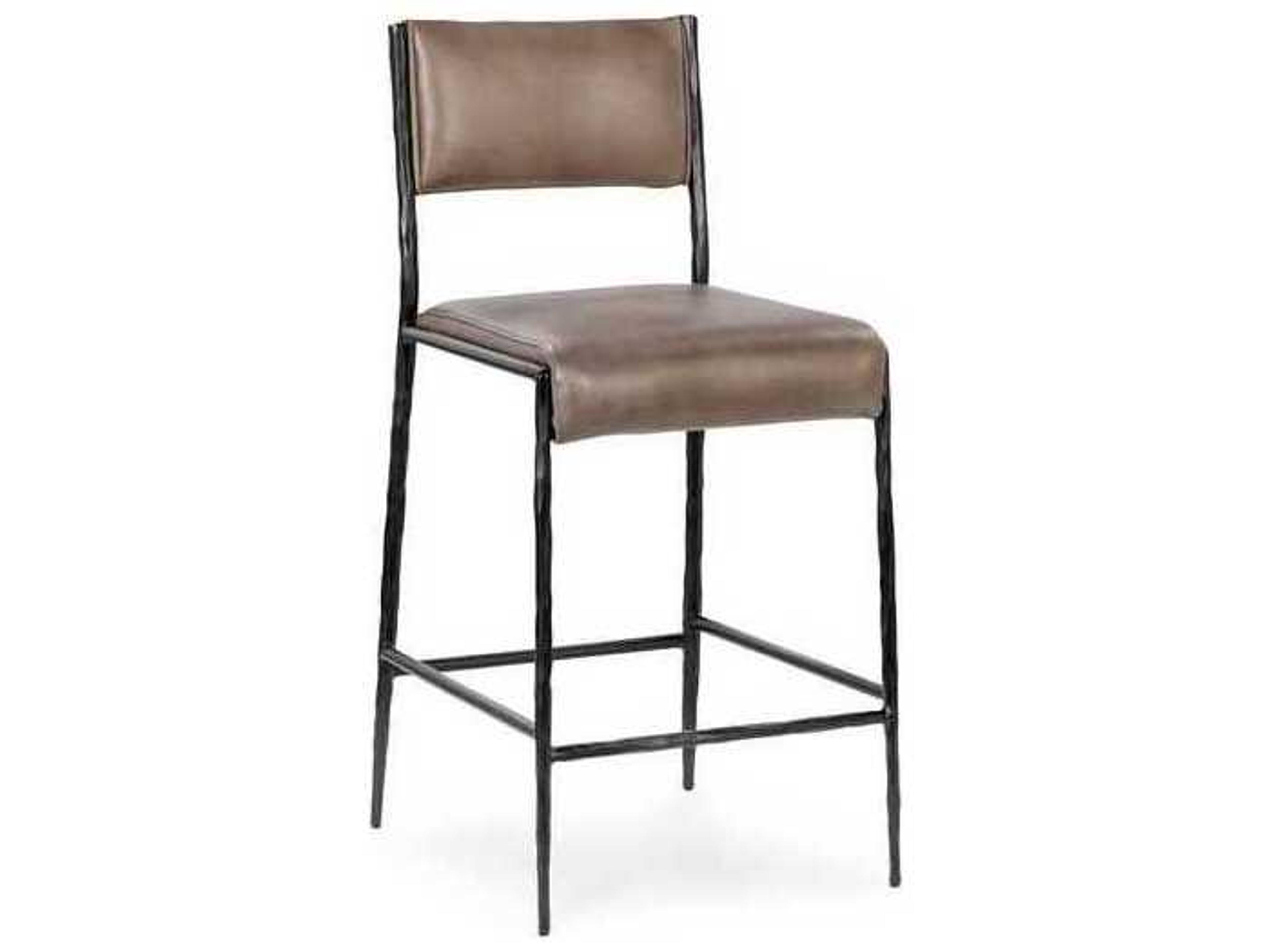Classic Home Kayne Leather Counter Stool