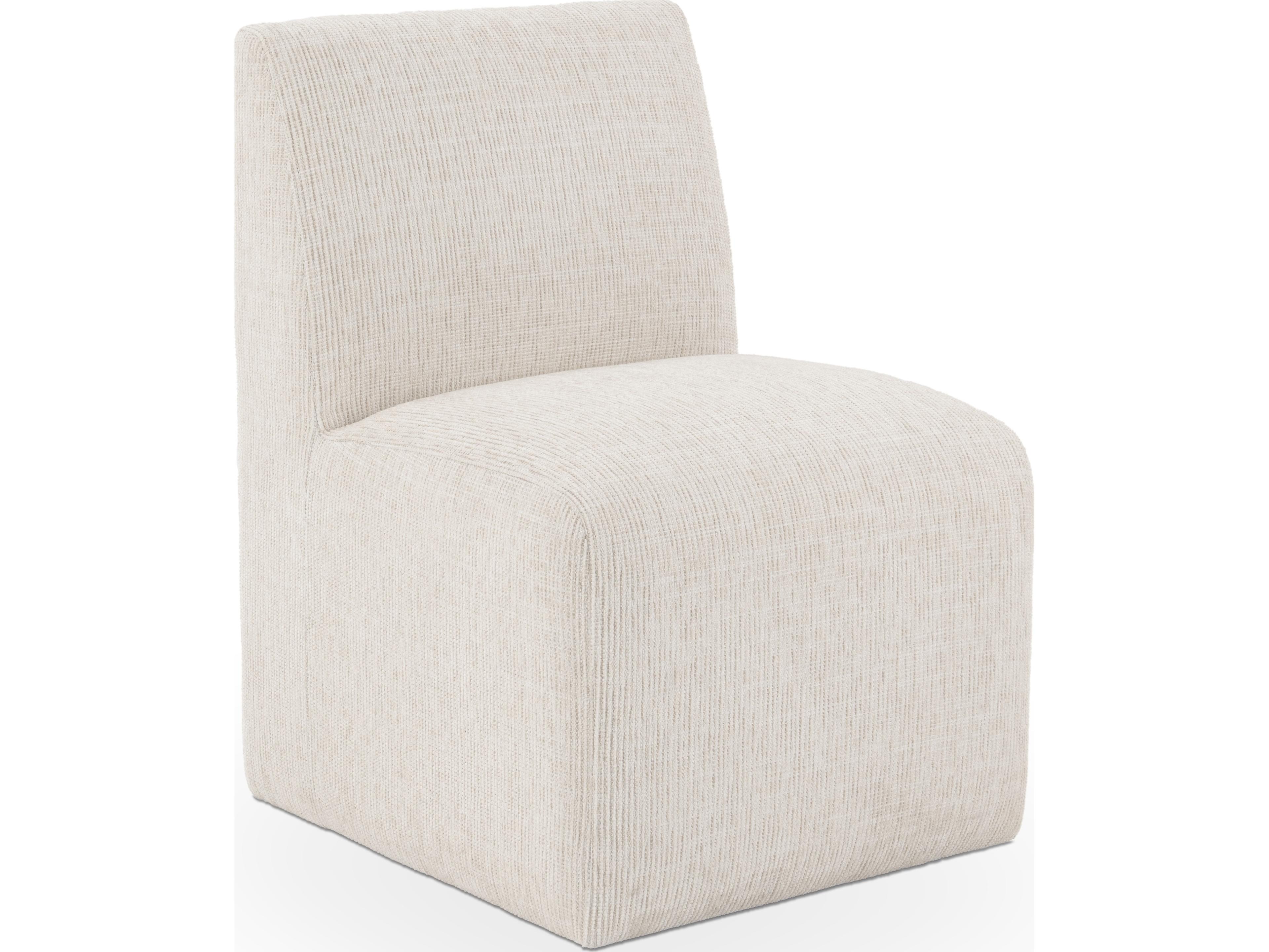 Classic Home Brighton Beige Upholstered Armless Dining Chair