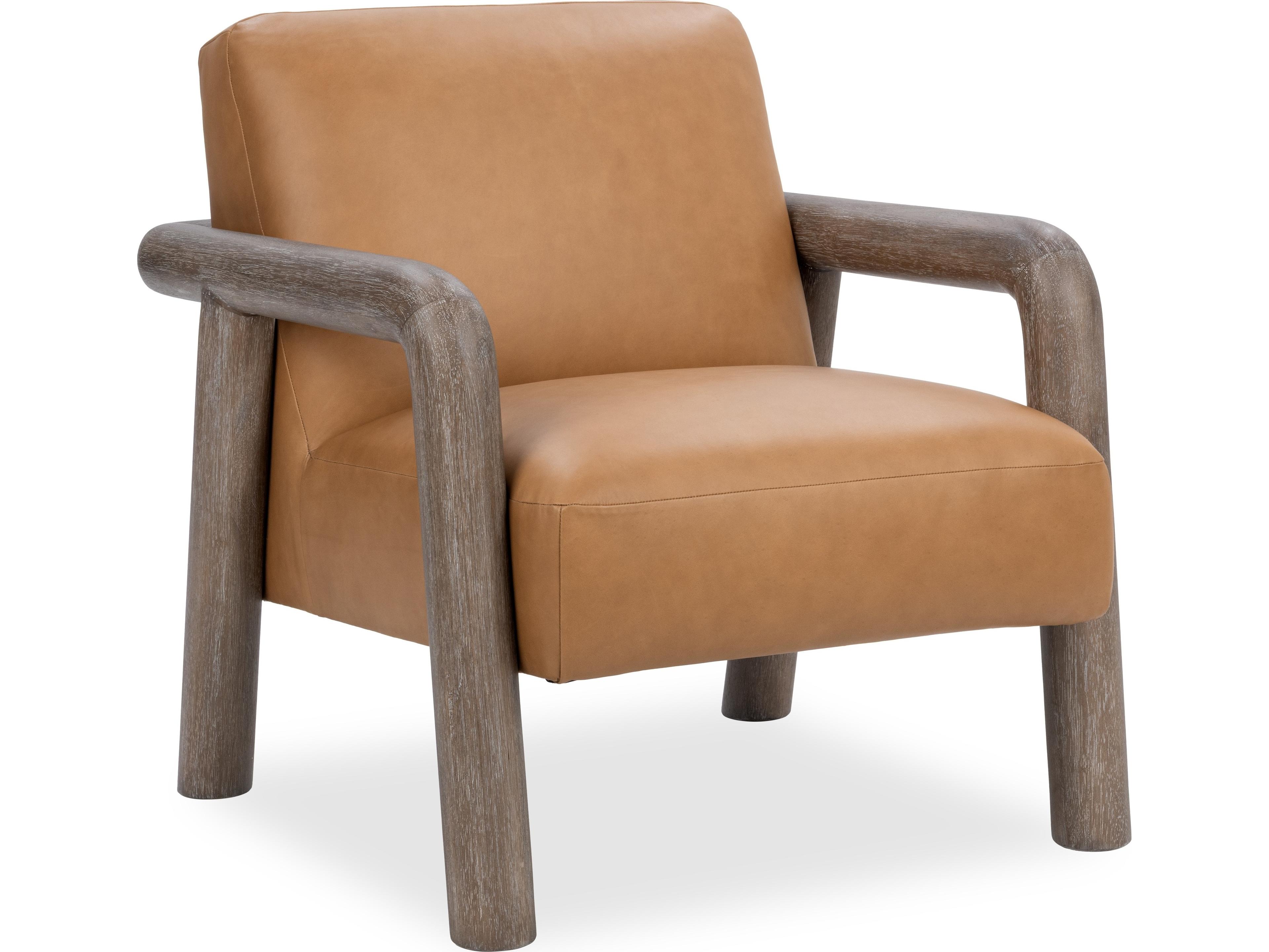 Classic Home Reyna Tan Leather Accent Chair