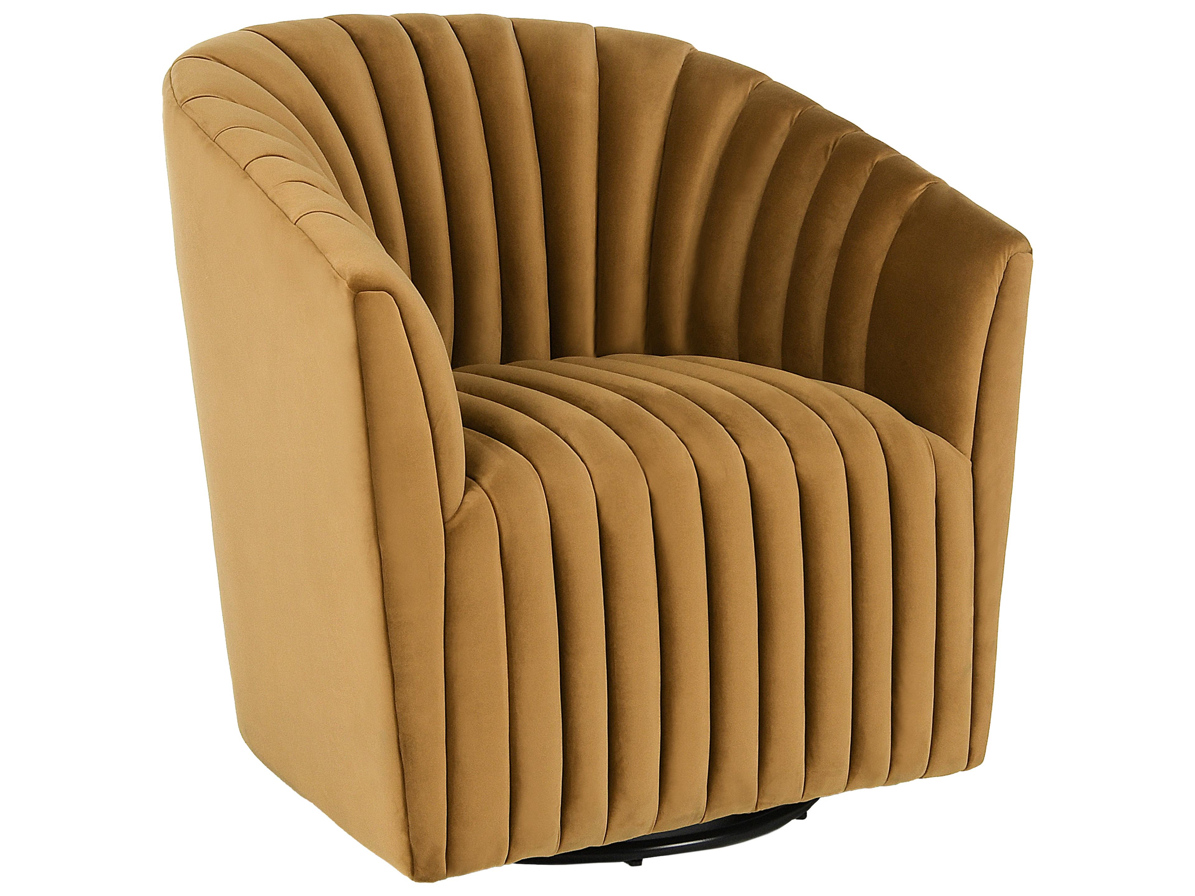 Classic Home Arline Swivel Bronze Accent Chair