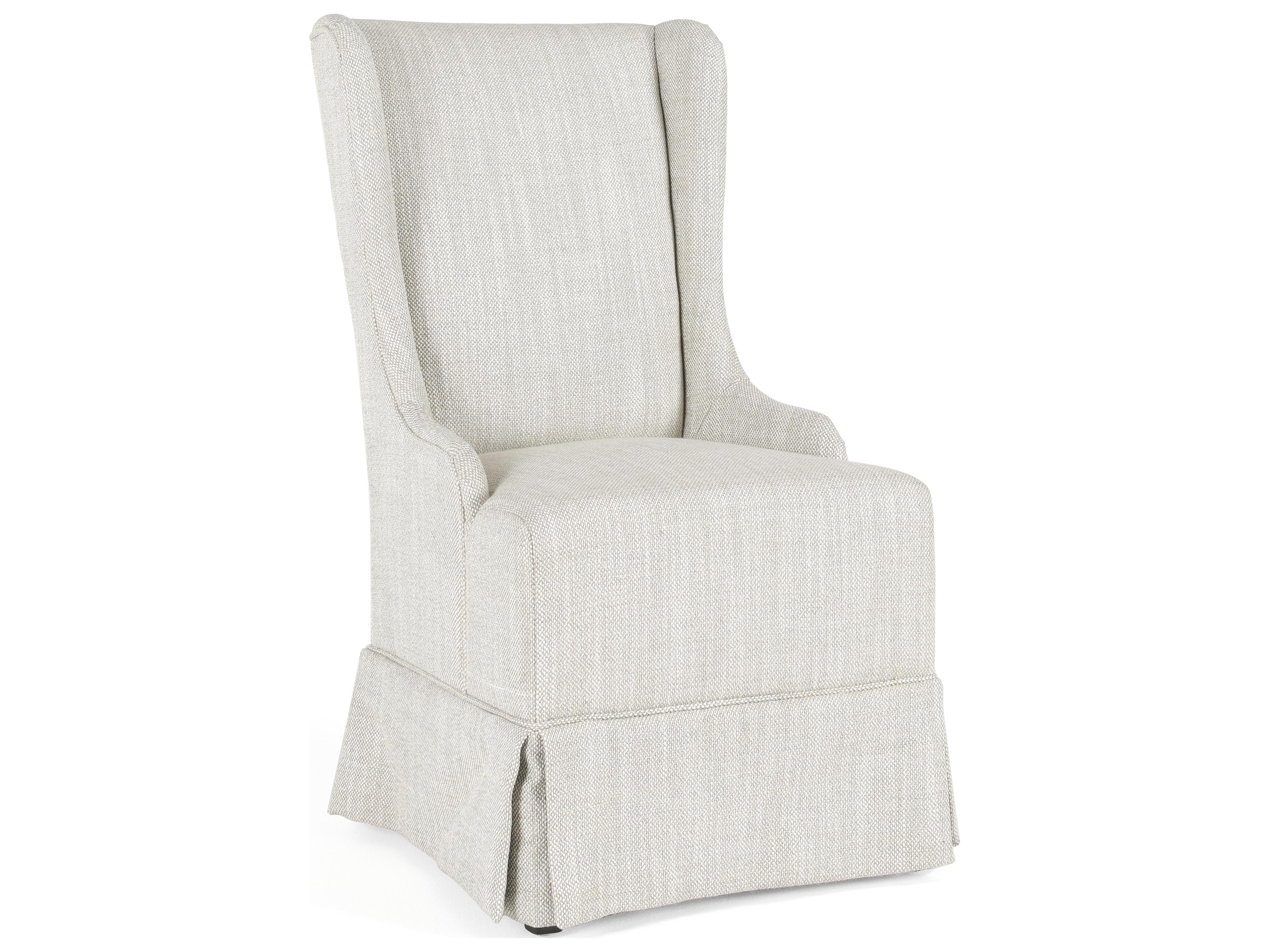 Classic Home Melrose Birch Wood Natural Upholstered Armless Dining Chair