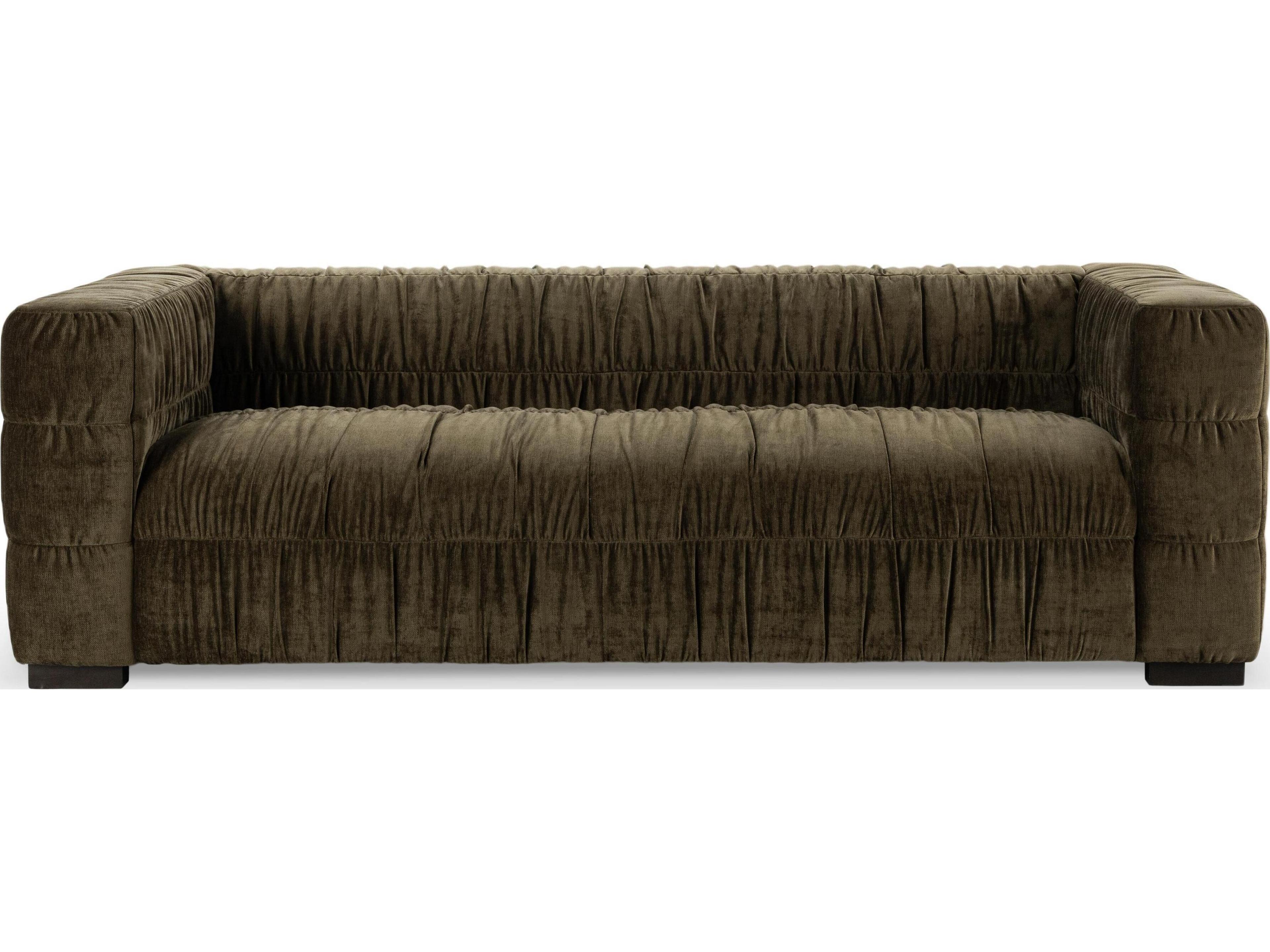 Classic Home Afeela Fern Green Upholstered Sofa
