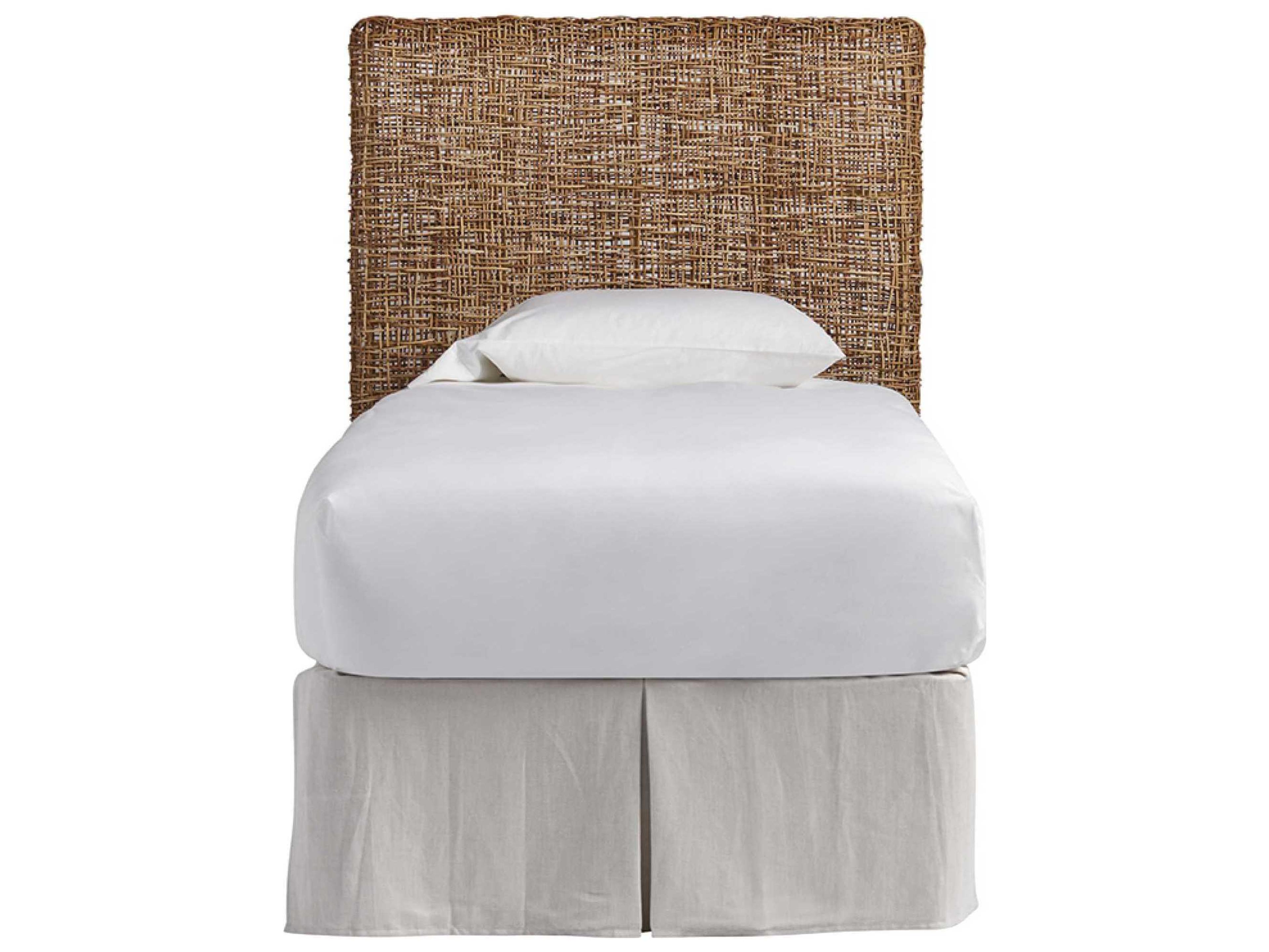 Coastal Living Home Escape Woven Wicker Twin Headboard