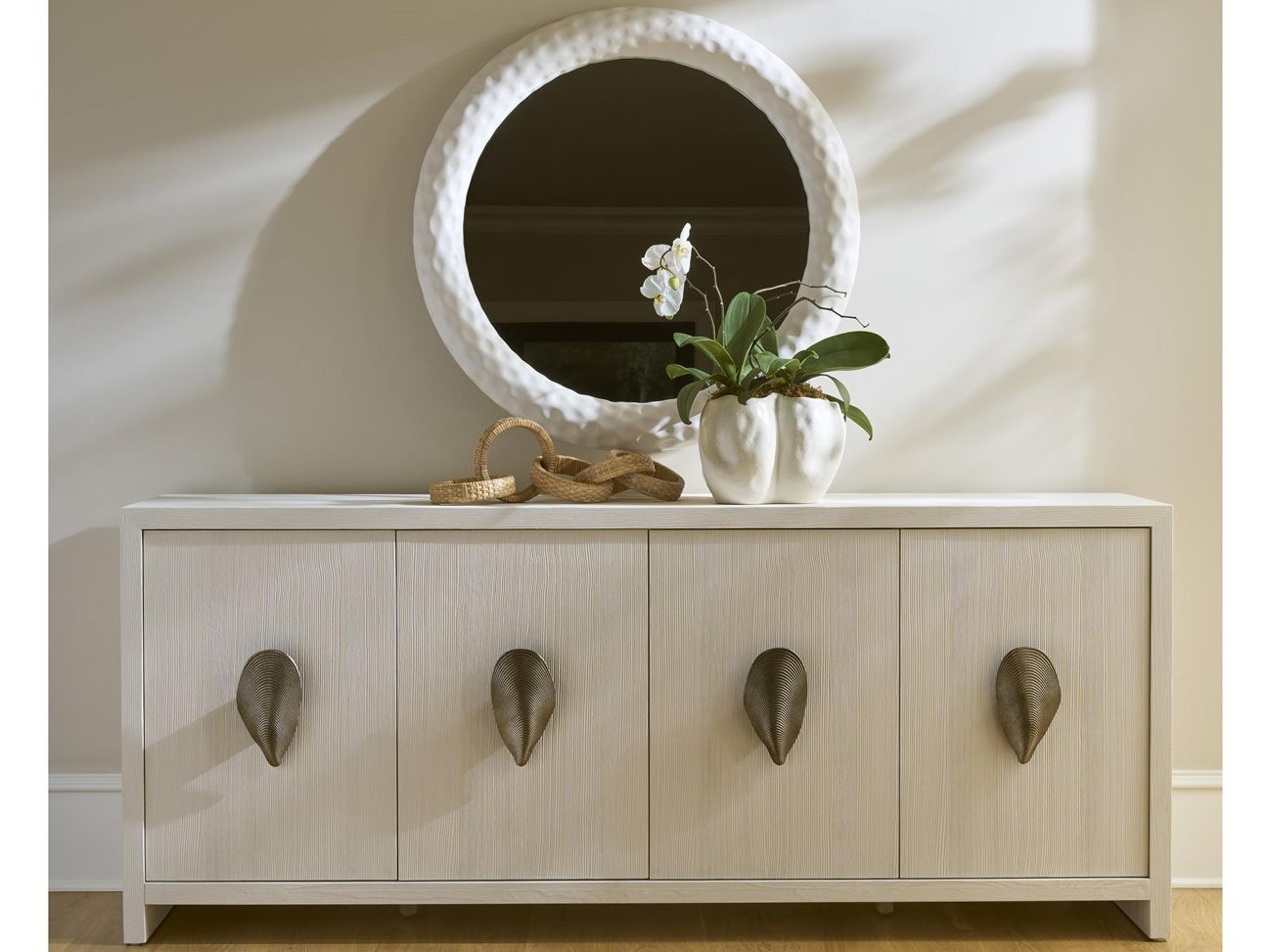 Coastal Living Home Oasis Dining Room Set of Sideboard And Mirror